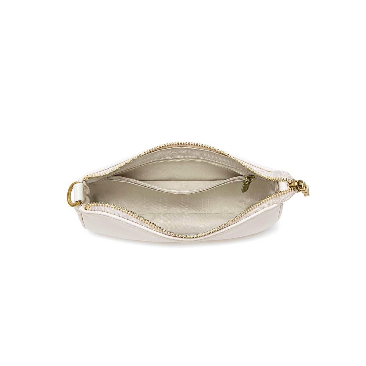 Francine Recycled Vegan Chain Crossbody Bag in Coconut Cream