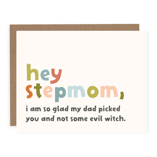 Not Some Evil Witch Card Mother's Day Card