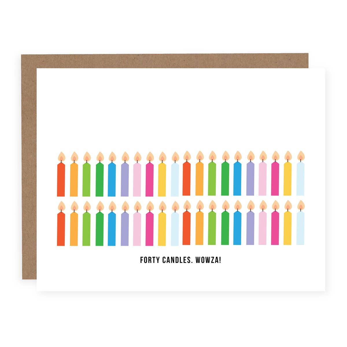 Forty Candles Wowza Card