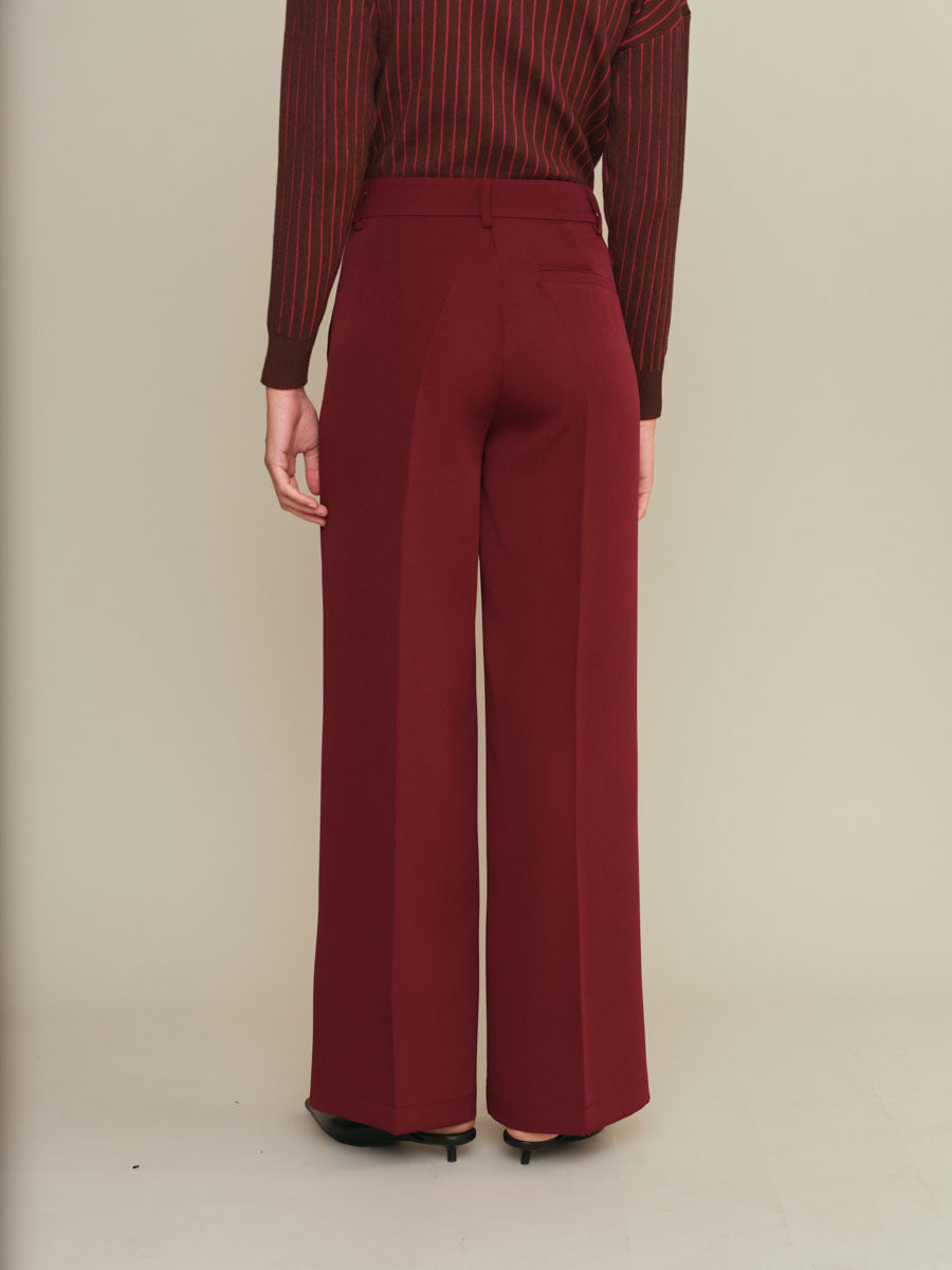 Alex Pants in Burgundy