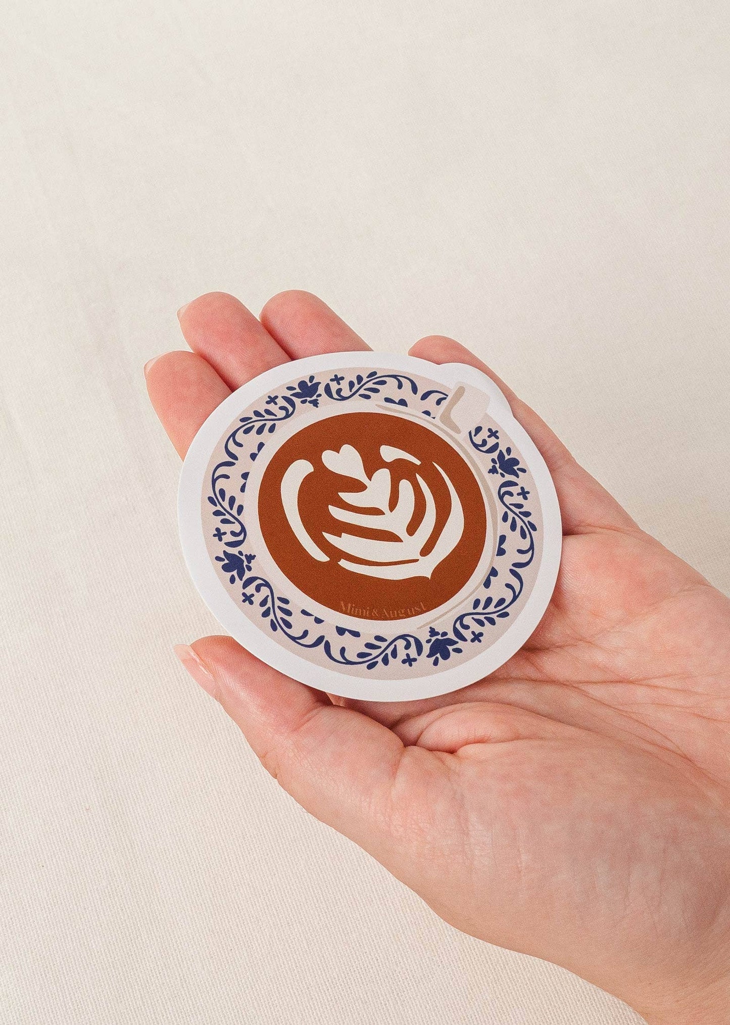 Coffee Full of Love Vinyl Sticker