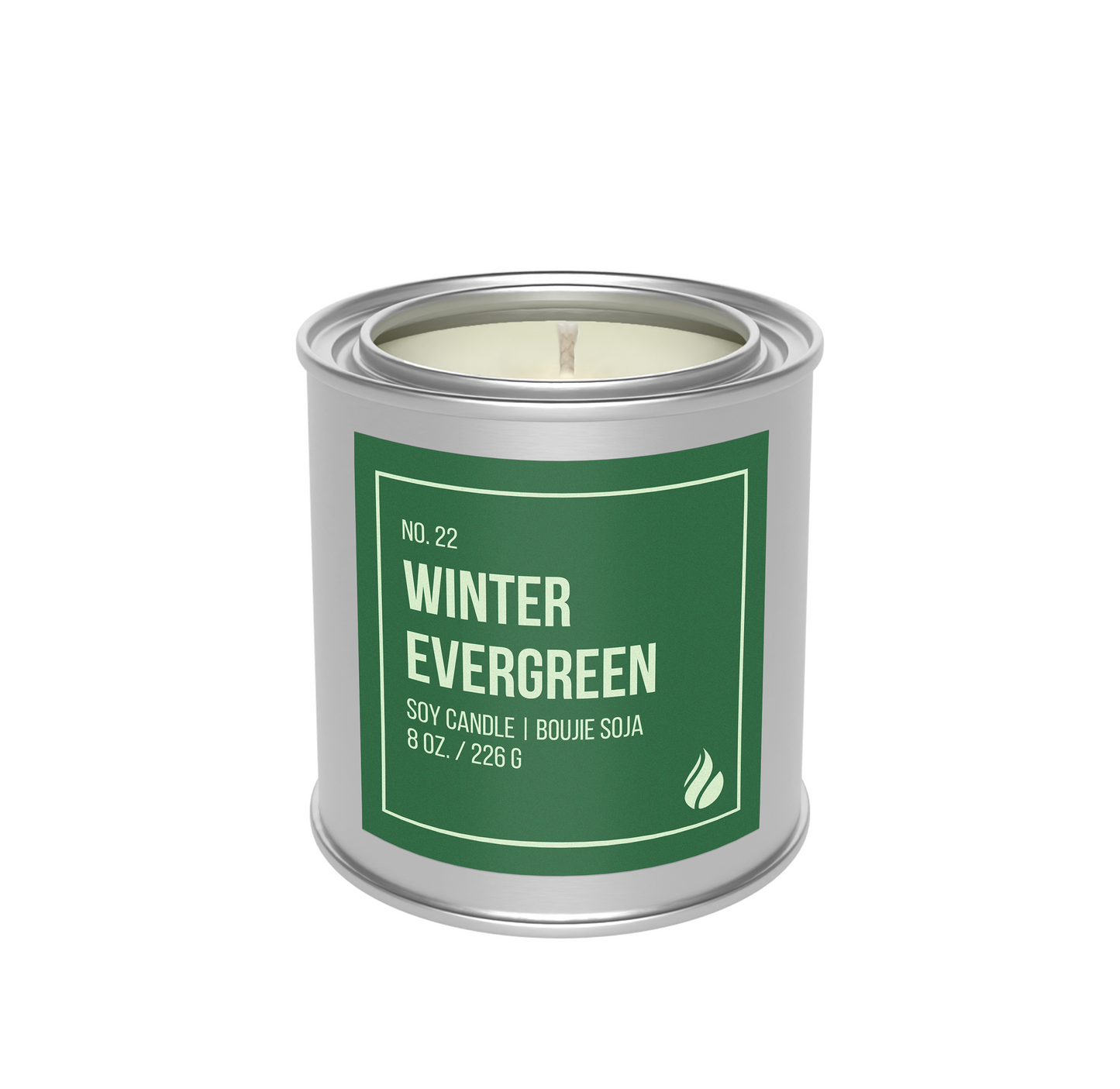 Winter Evergreen Candle