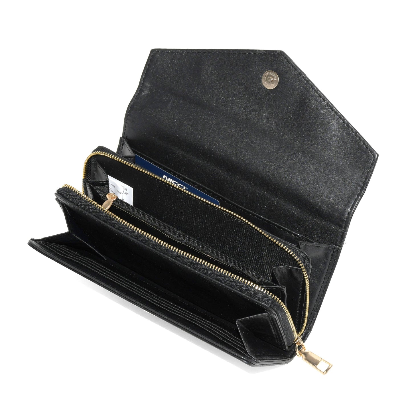 Sonny Clutch Wallet: Black