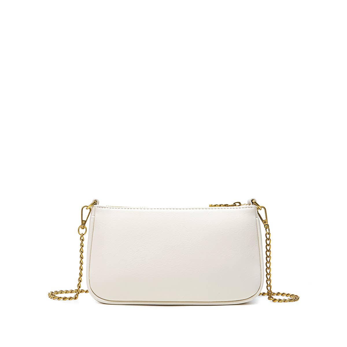 Francine Recycled Vegan Chain Crossbody Bag in Coconut Cream