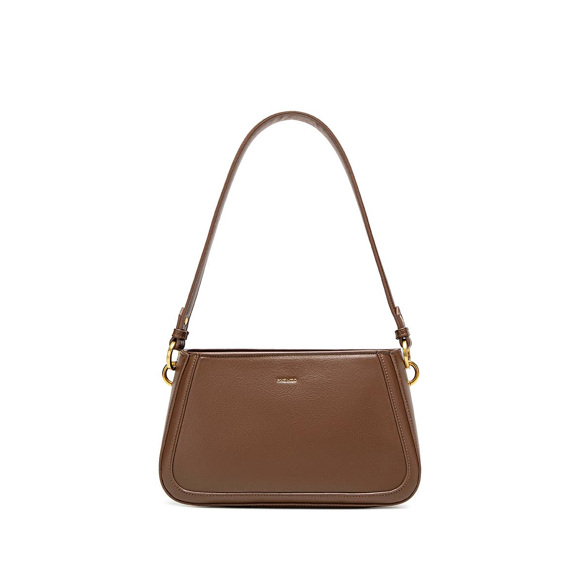 Eleanor Recycled Vegan Shoulder Bag in Espresso
