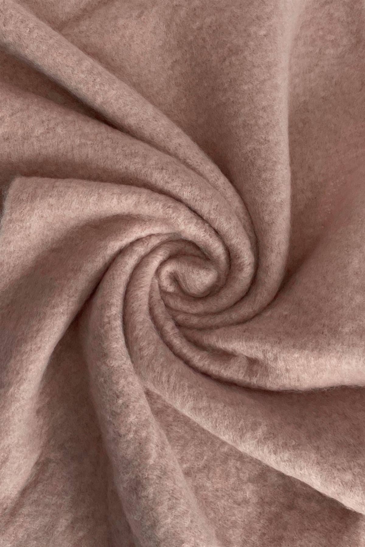 Tassel Blanket Scarf: Beige