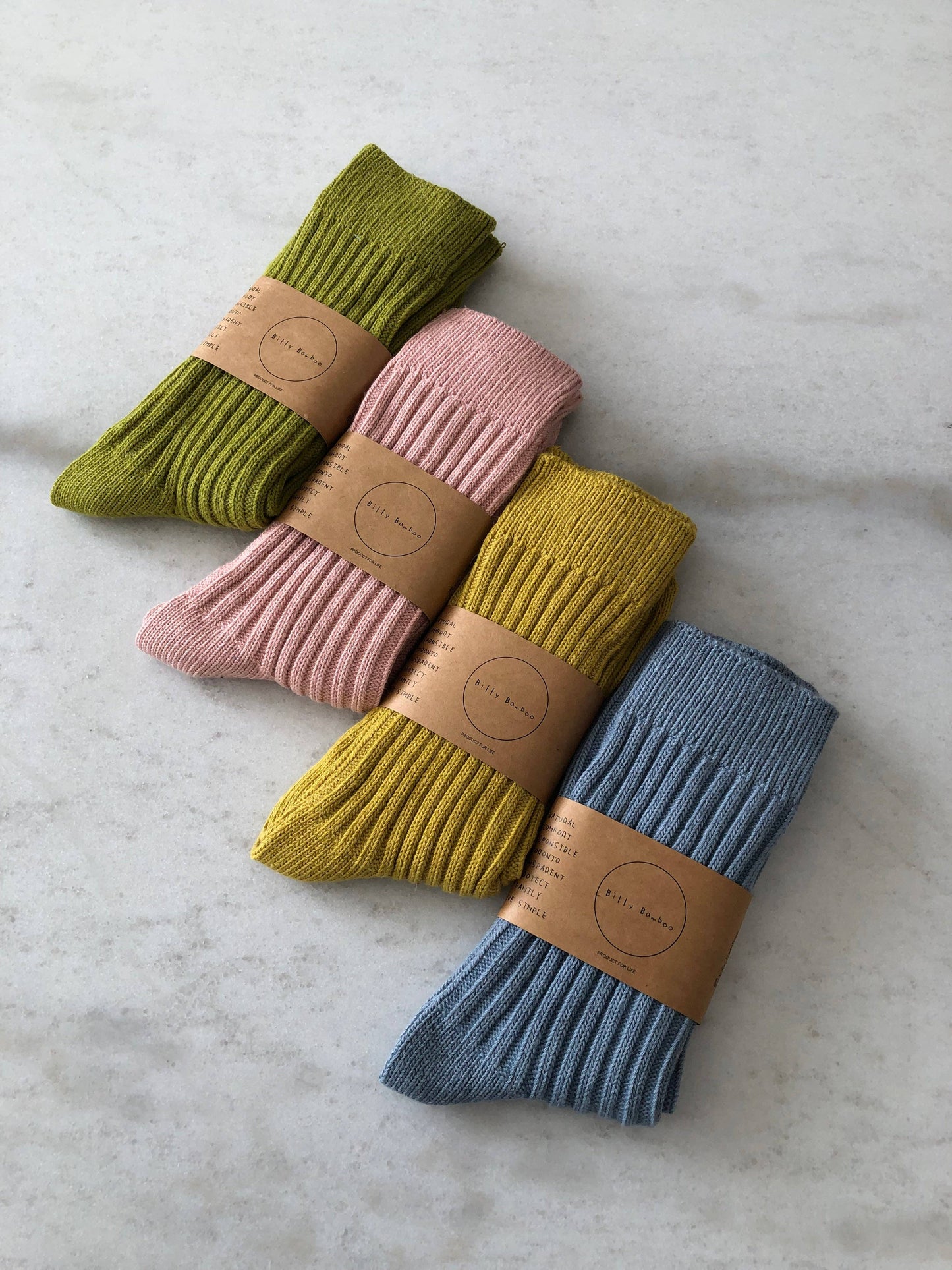 Ribbed Cotton Socks