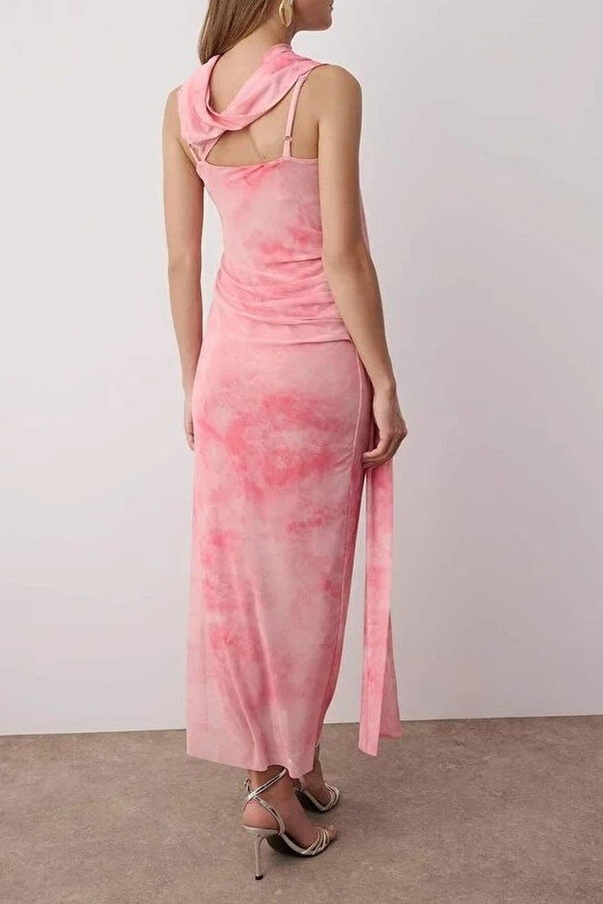 Alexandria Scarf Maxi Dress