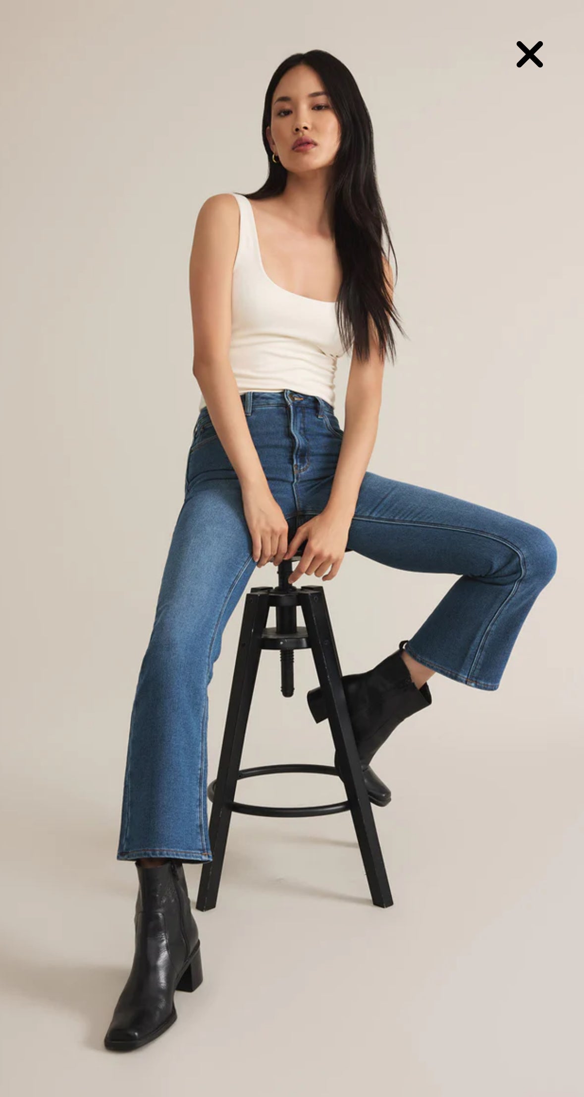 Lia Ankle Kickflare Denim - FINAL SALE