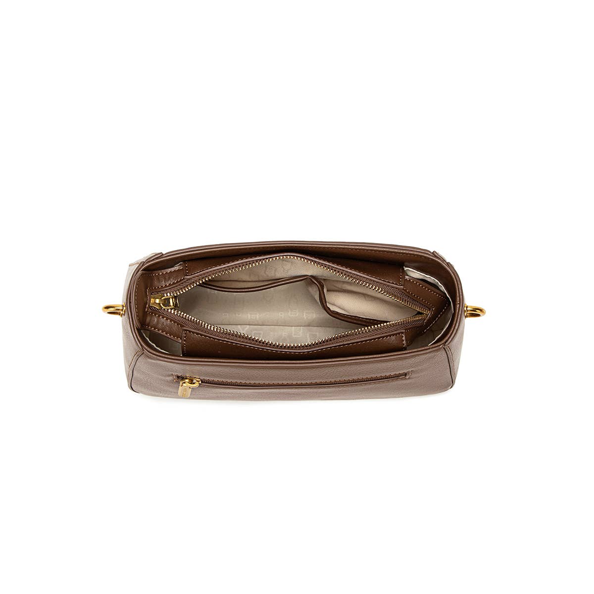 Eleanor Recycled Vegan Shoulder Bag in Espresso