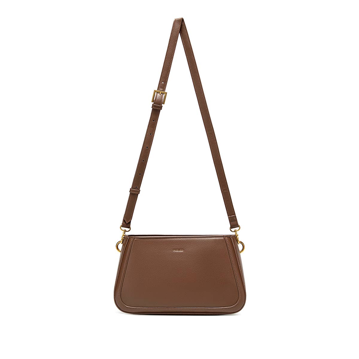 Eleanor Recycled Vegan Shoulder Bag in Espresso