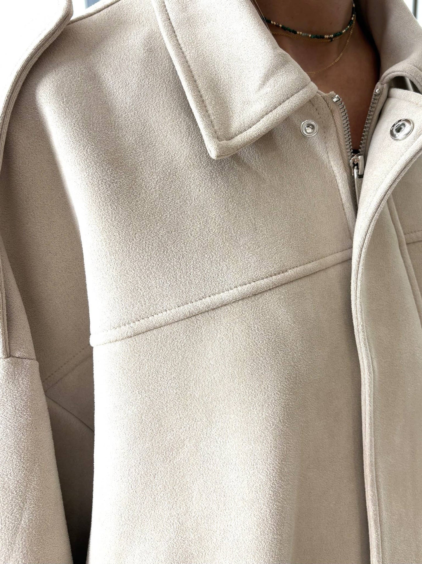 Lana Faux Suede Jacket