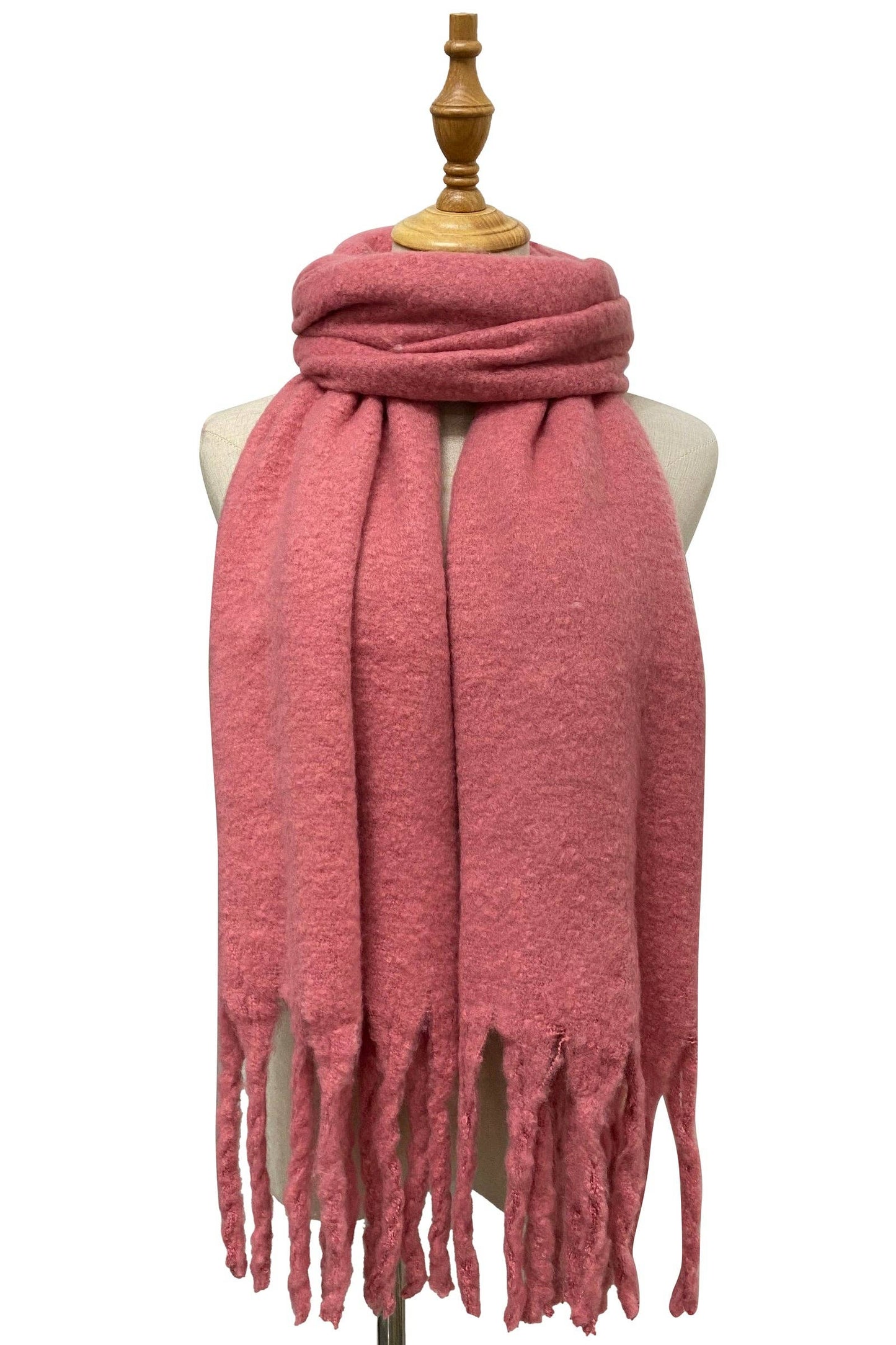 Tassel Blanket Scarf: Yellow