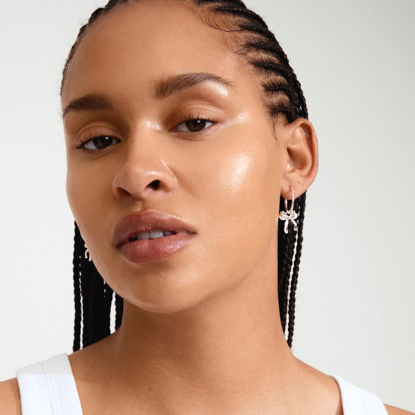 Cassian Earrings in Silver
