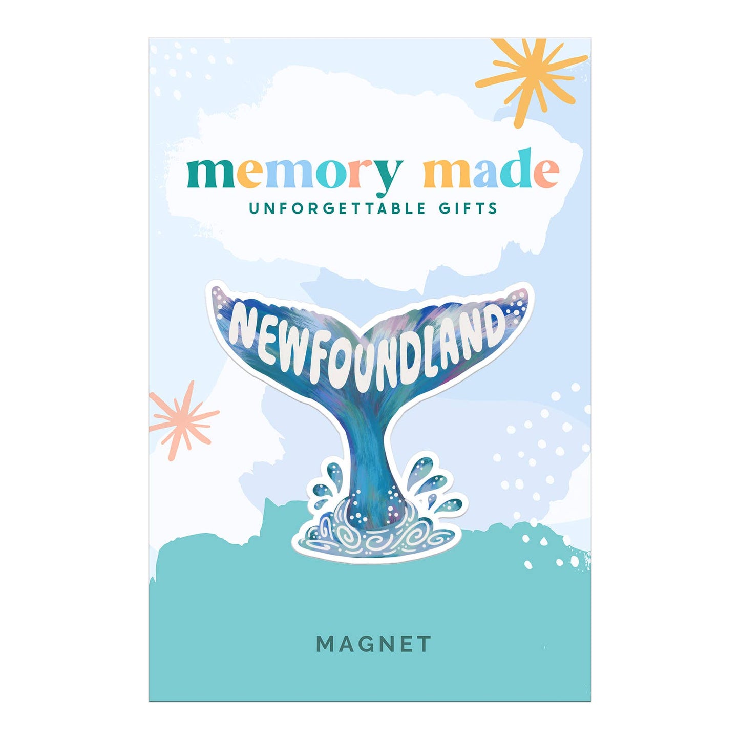 Newfoundland Whale Tail Magnet