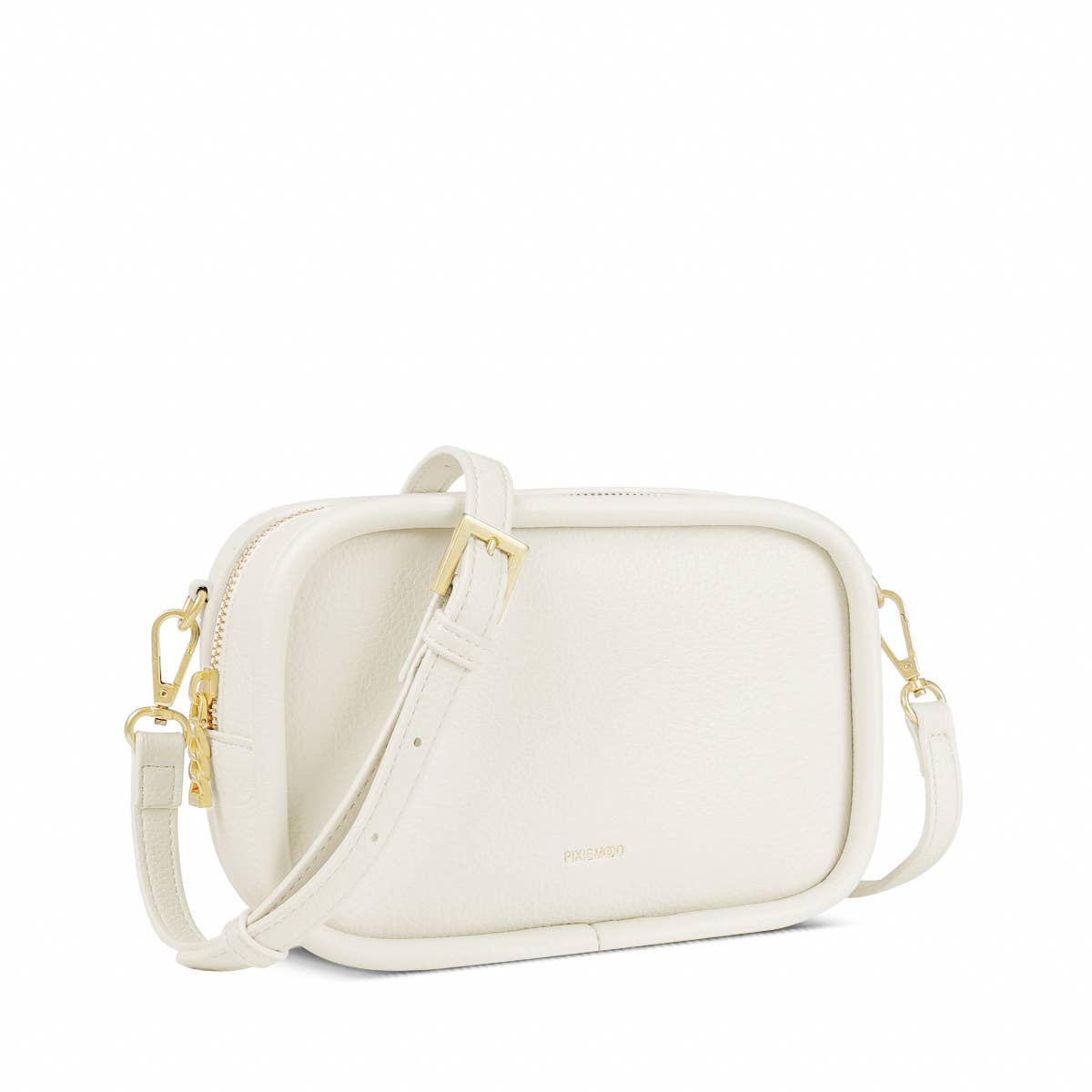 Erika Recycled Vegan Crossbody Bag in Black Pebbled