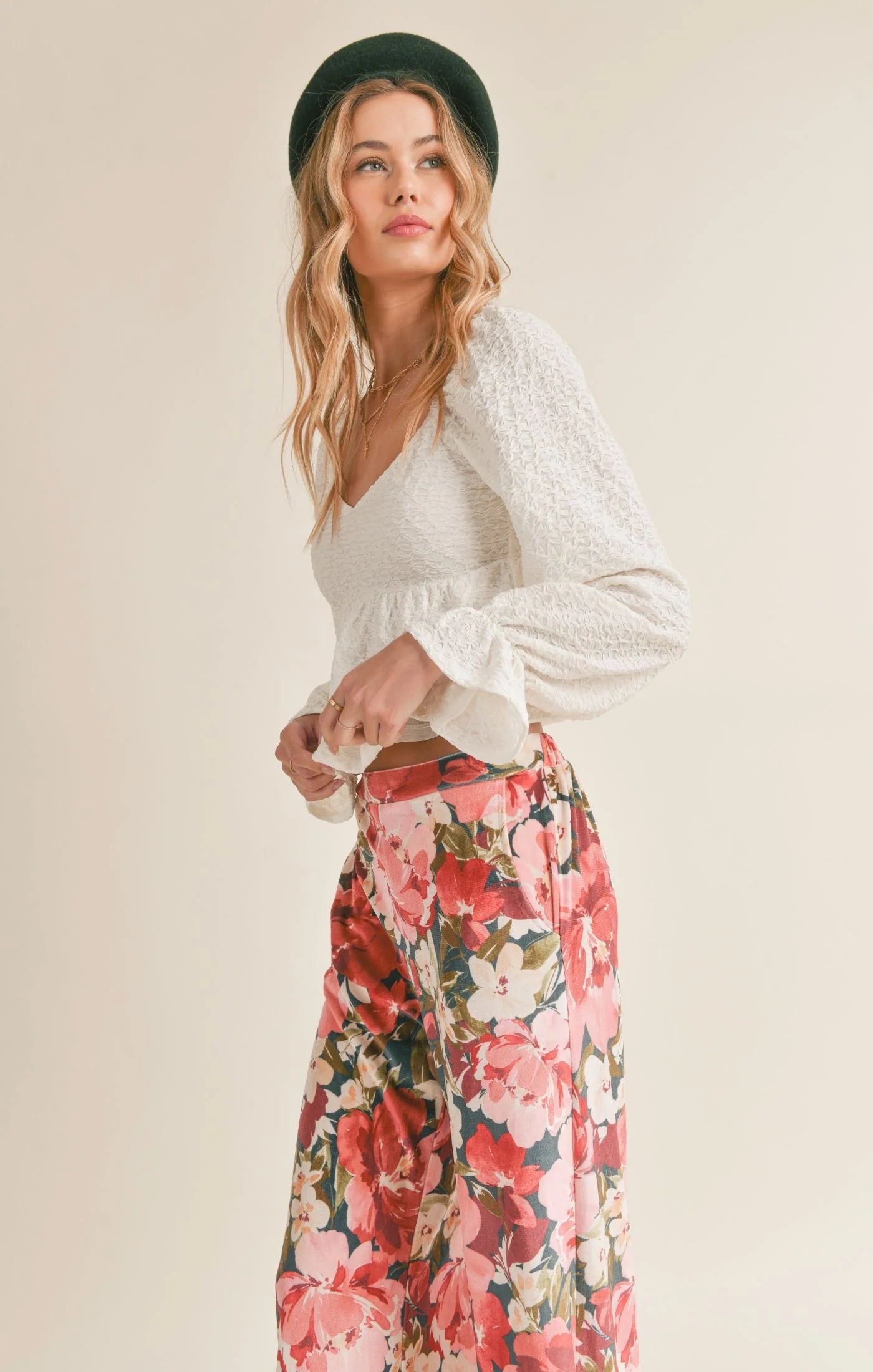 No Fuss Peplum Top