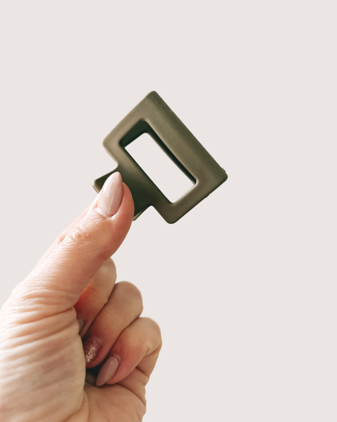 Neutral Mini Claw Clip