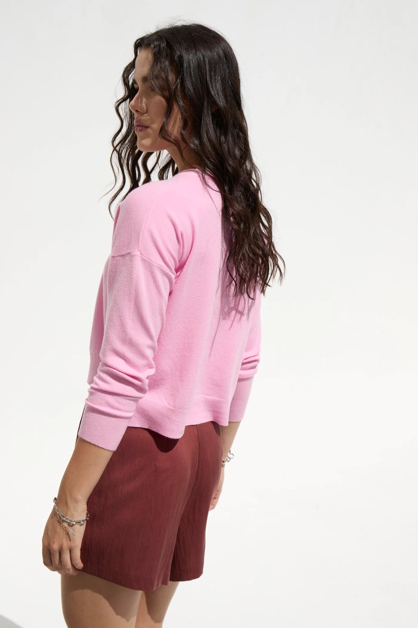 Polly Sweater in Pink