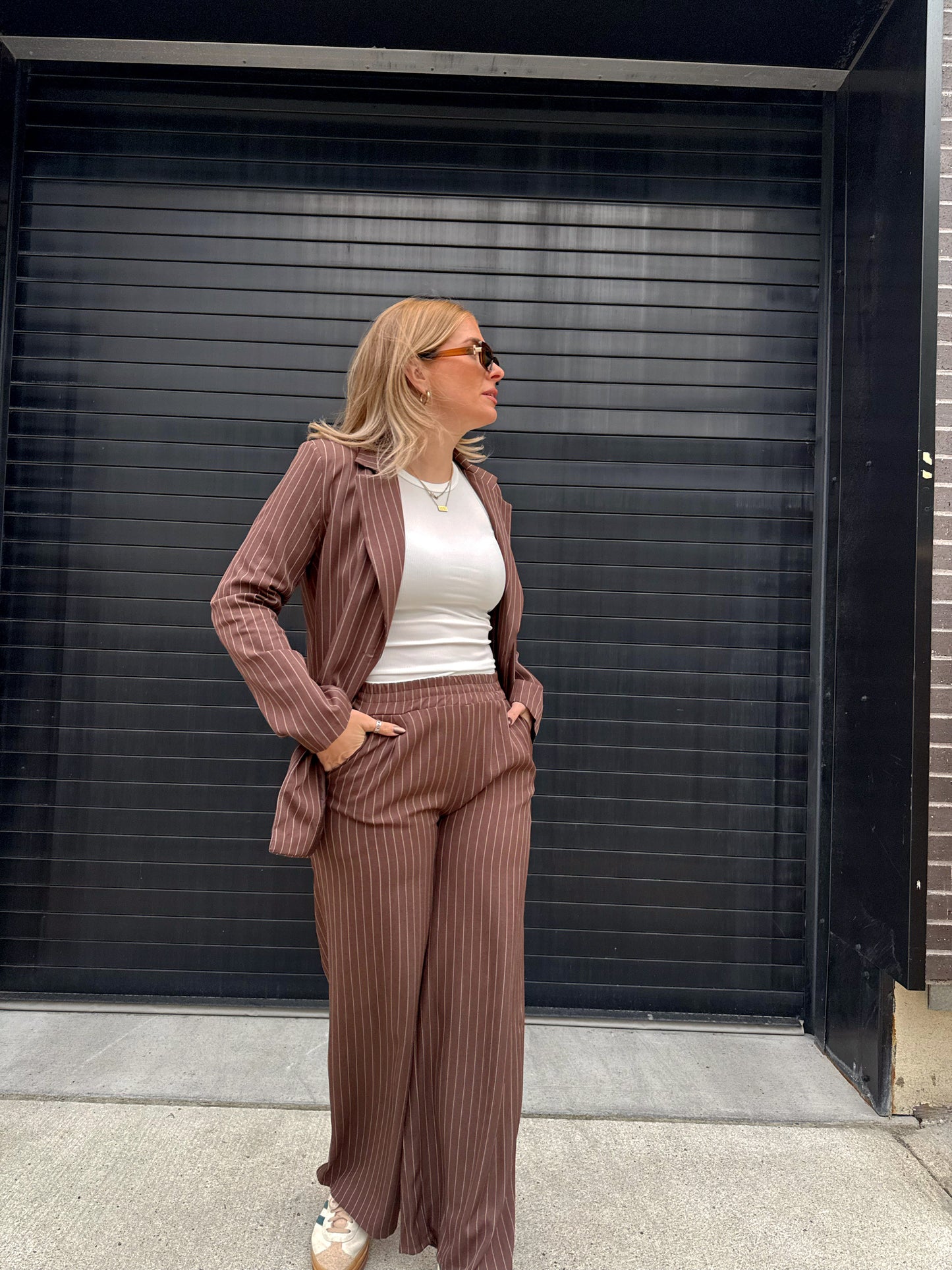 Claudia Pin Stripe Pant
