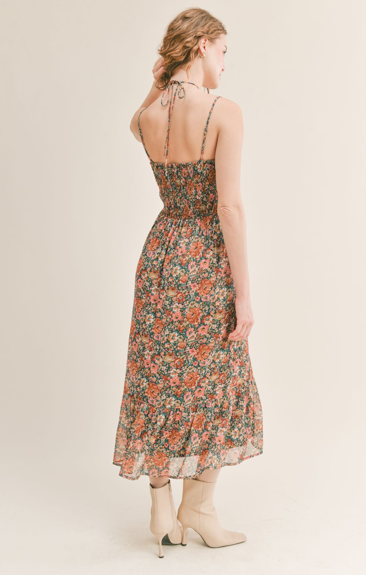 Vintage Academic Midi Dress