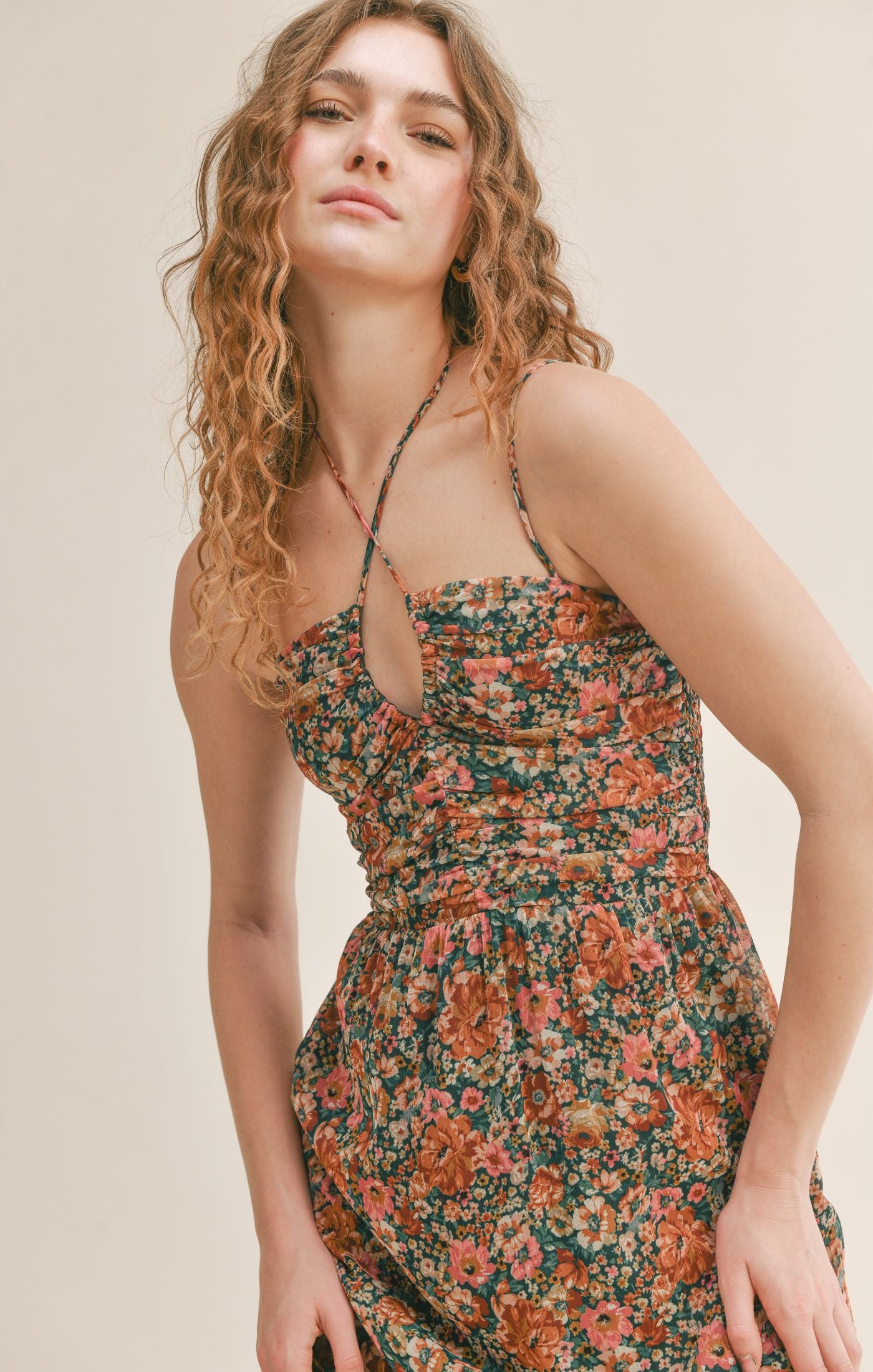 Vintage Academic Midi Dress