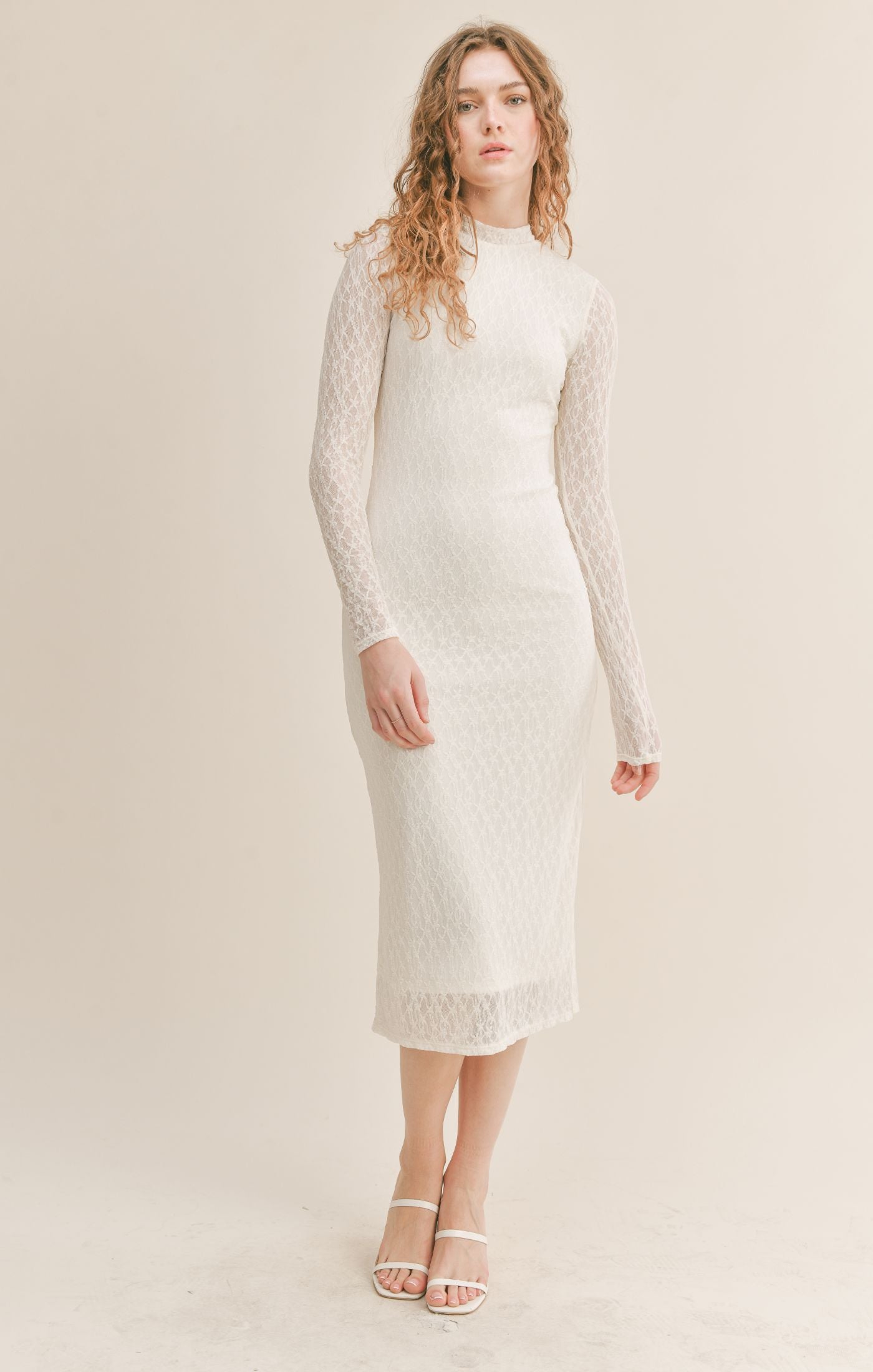 Bridgette Lace Midi Dress