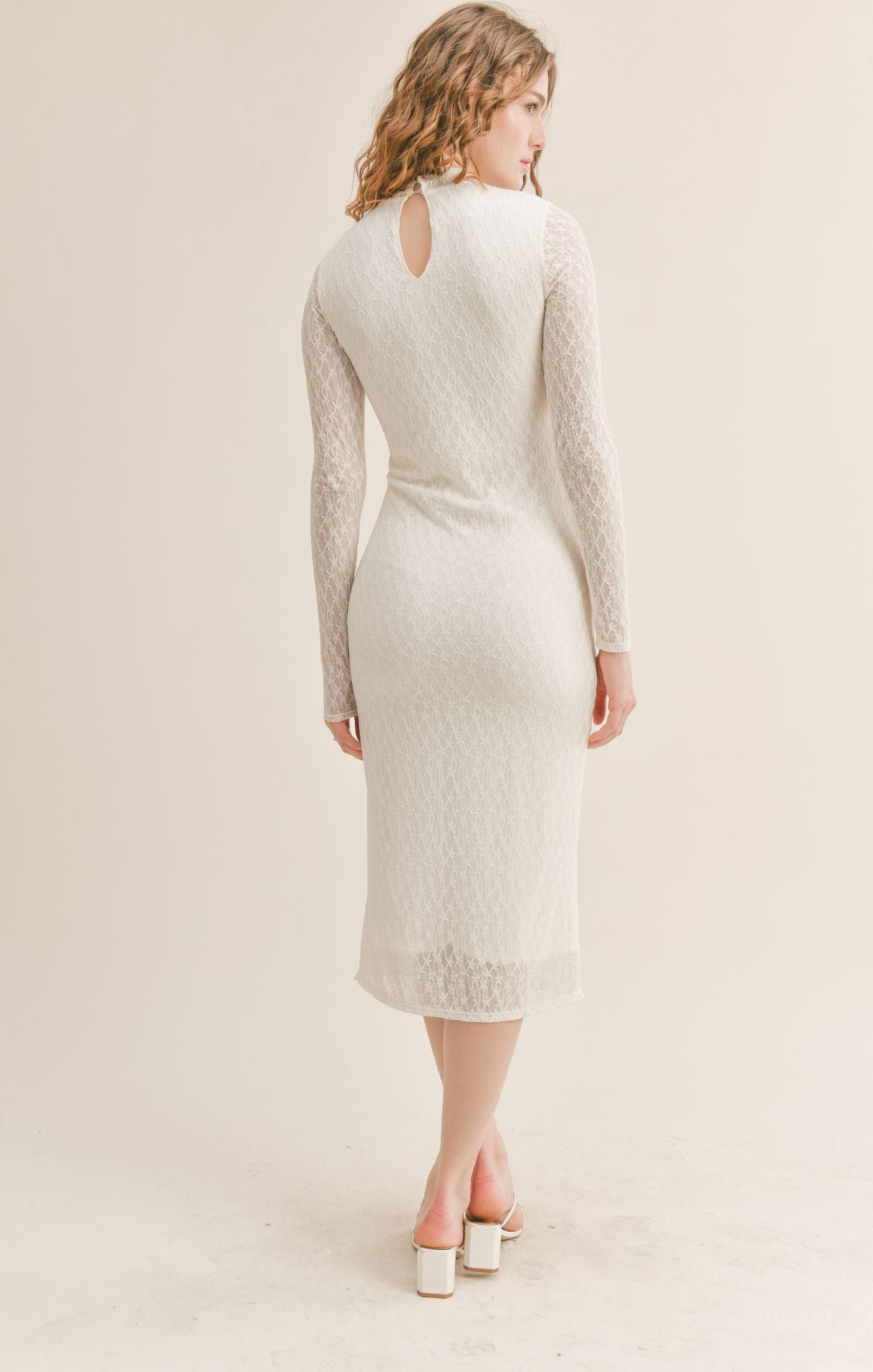 Bridgette Lace Midi Dress