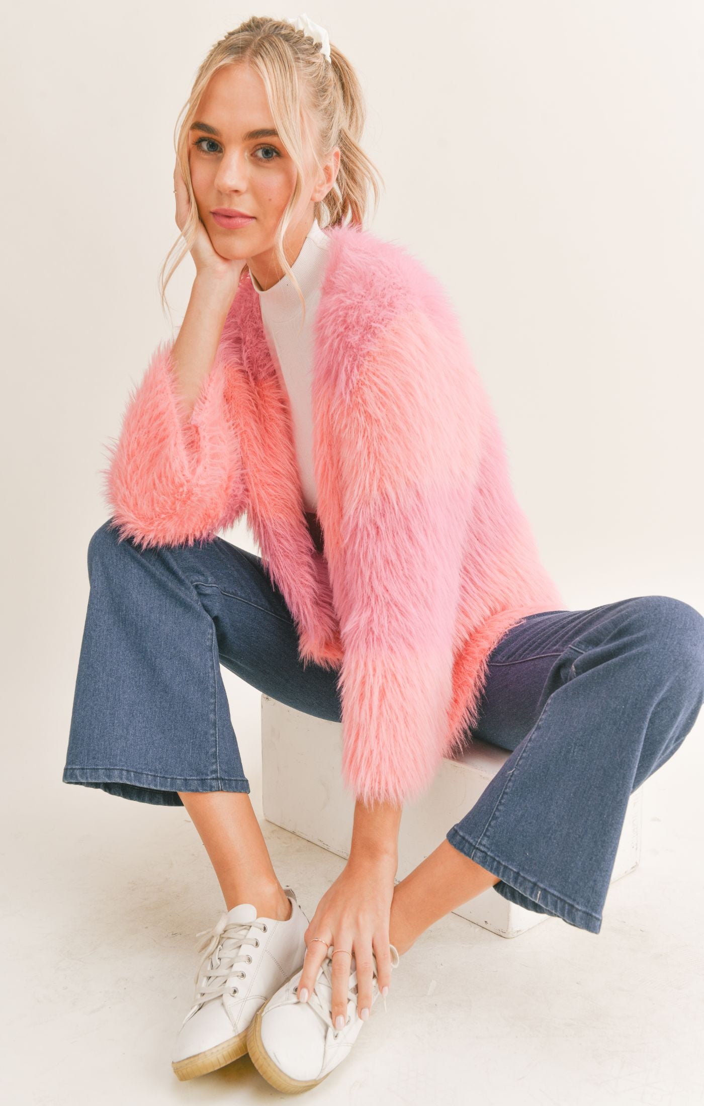 Layla Fuzzy Cardigan