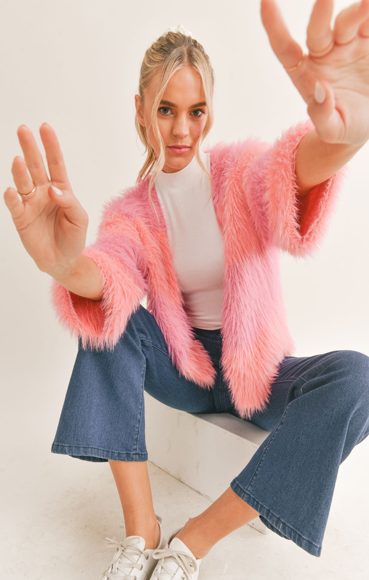 Layla Fuzzy Cardigan