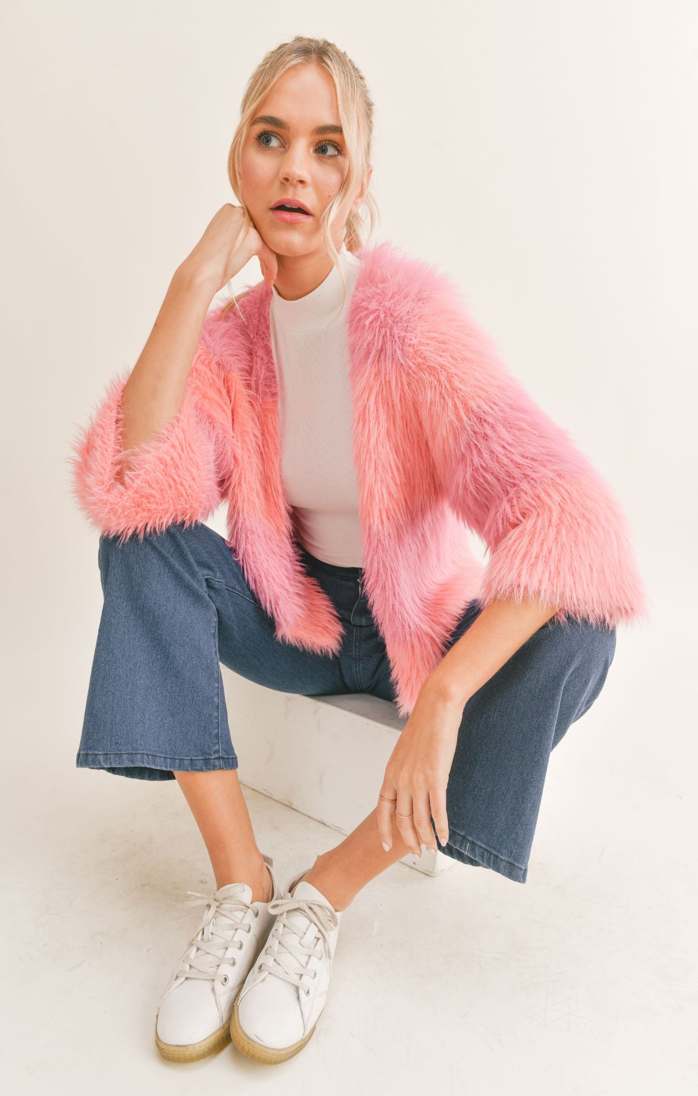 Layla Fuzzy Cardigan