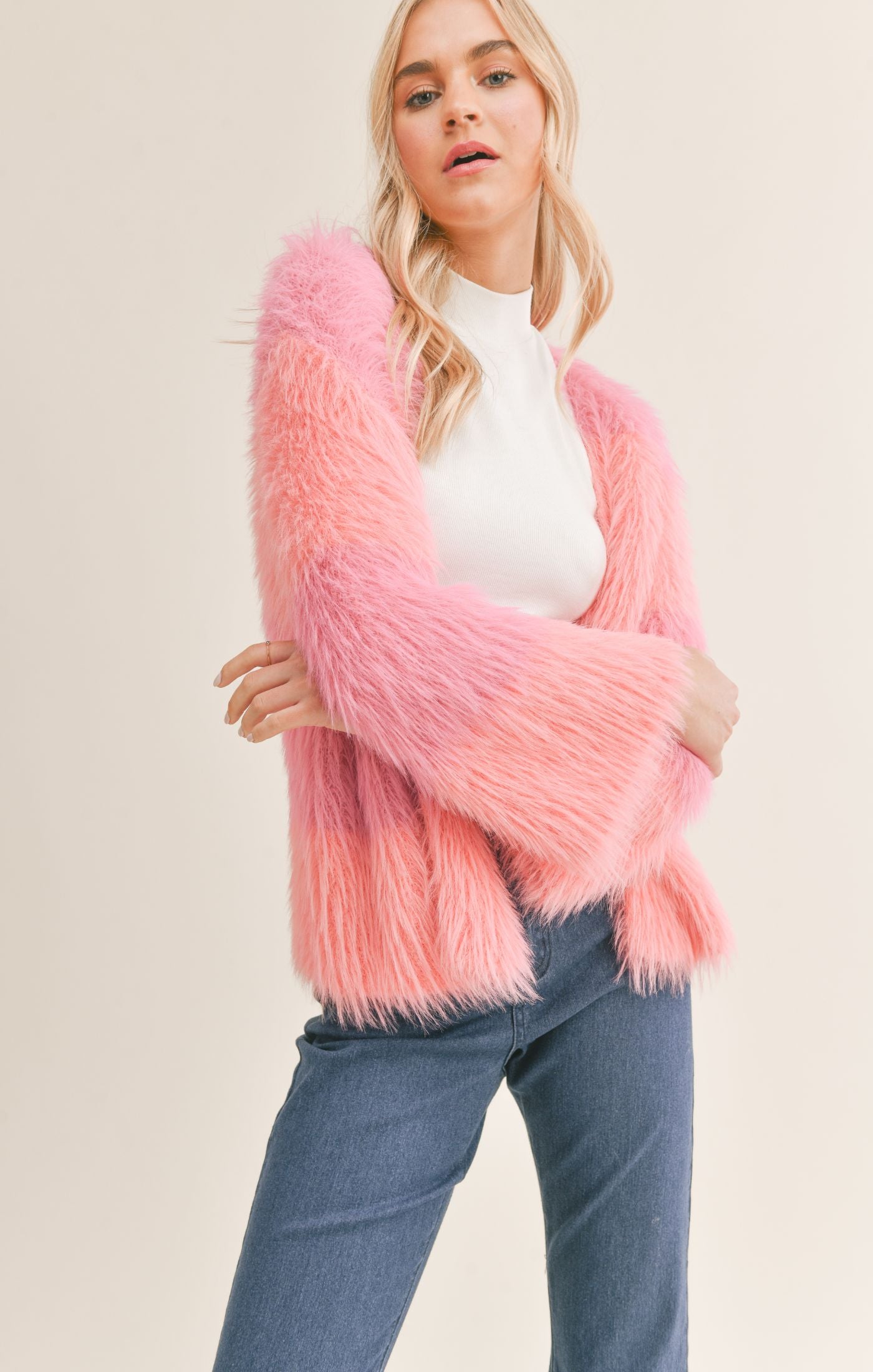 Layla Fuzzy Cardigan
