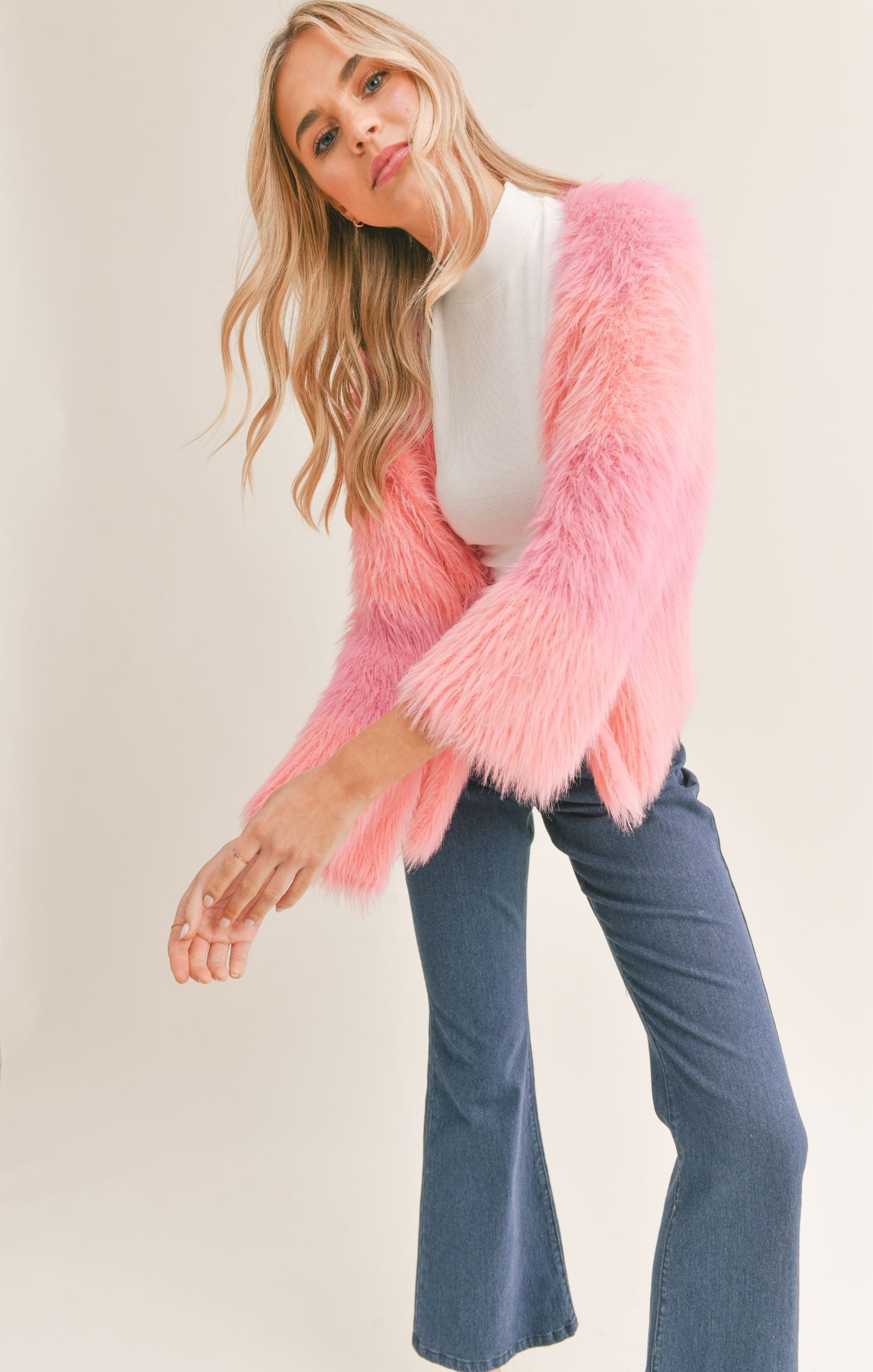 Layla Fuzzy Cardigan