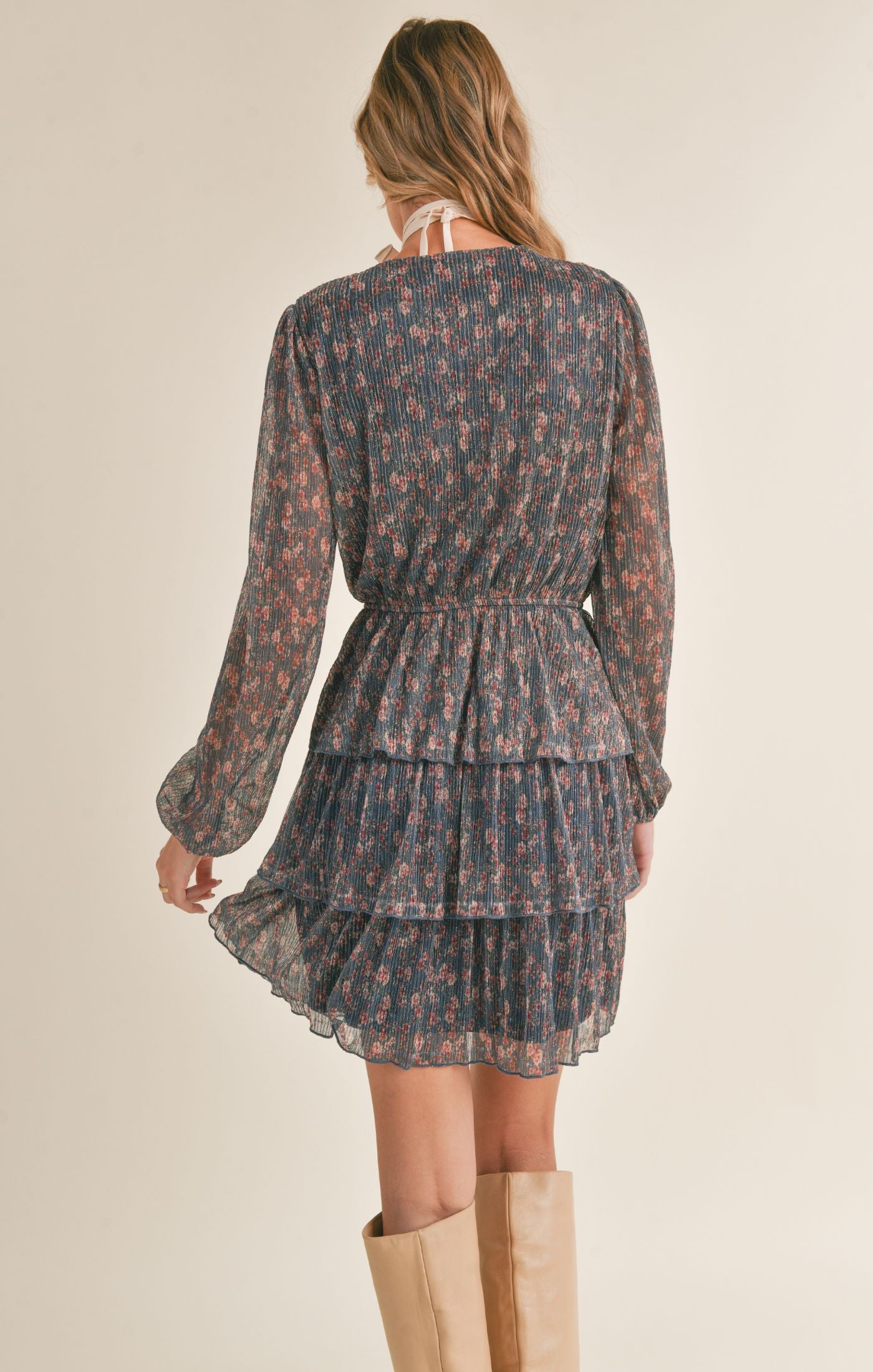 Starry Visions Tiered Mini Dress *Available in extended sizes! - Final Sale
