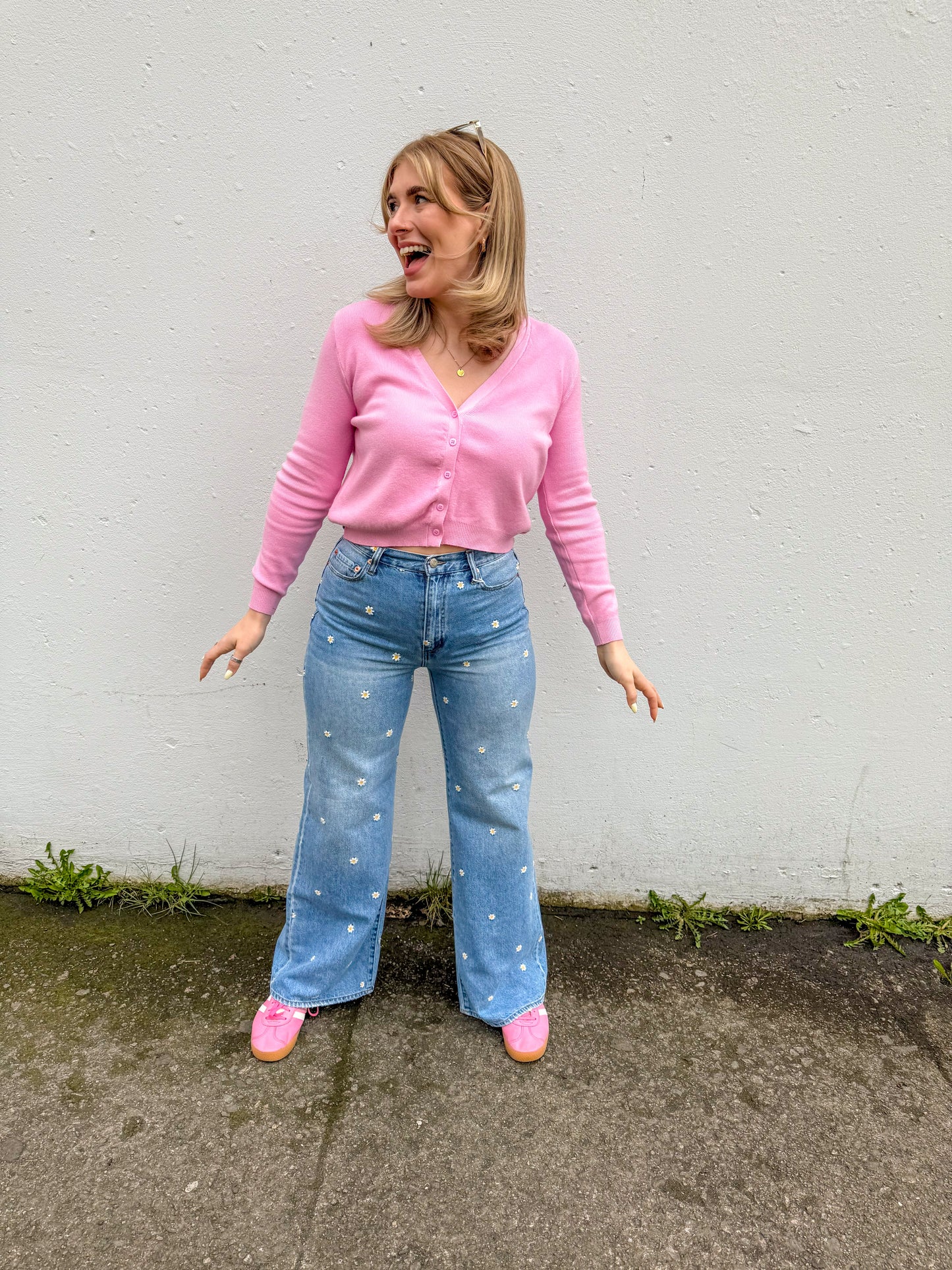 Melfi Cardigan in Pink