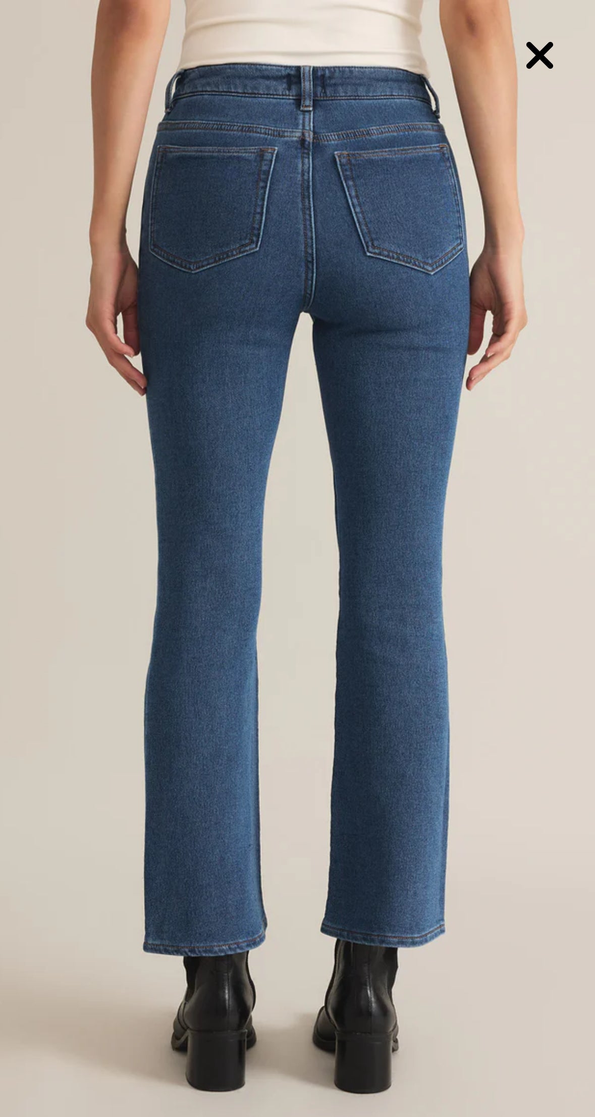 Lia Ankle Kickflare Denim - FINAL SALE