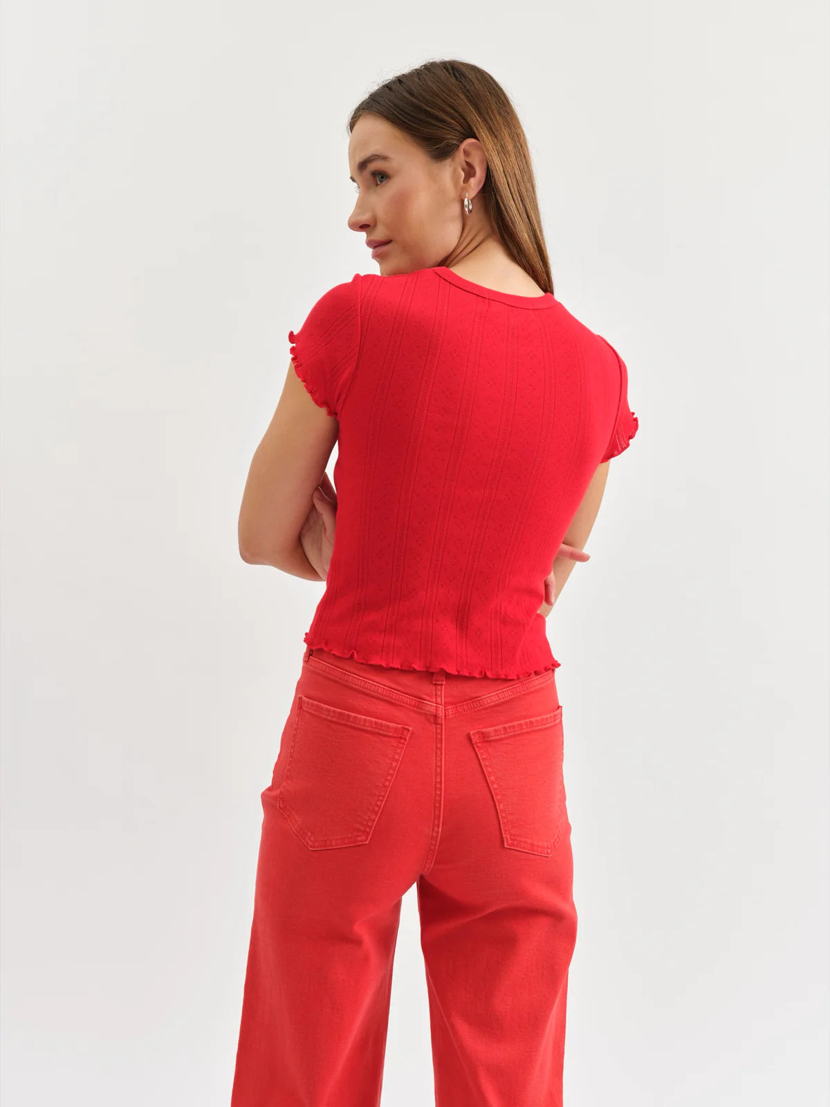 Lily Baby Tee in Cherry Bomb