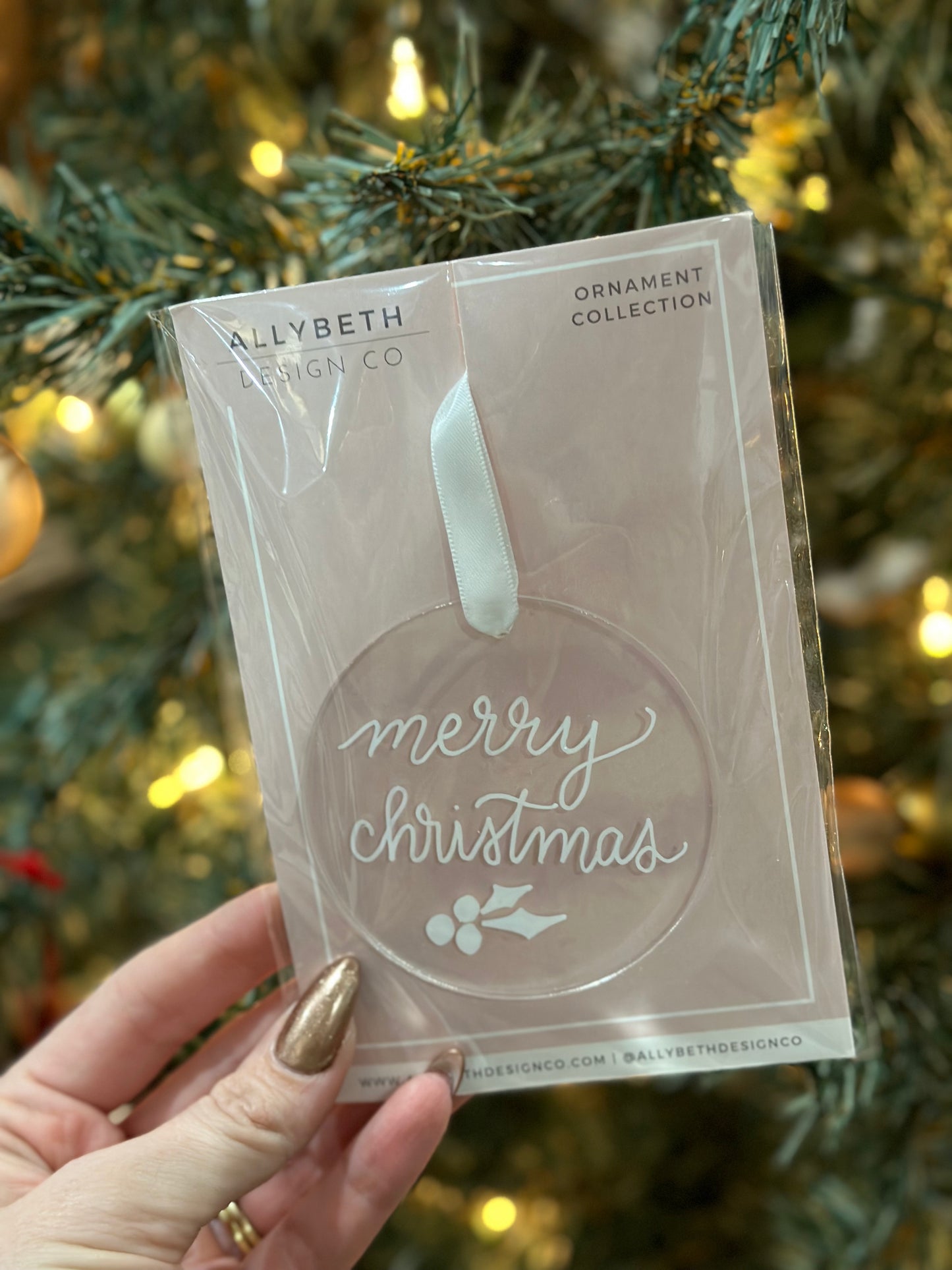 Merry Christmas Ornament