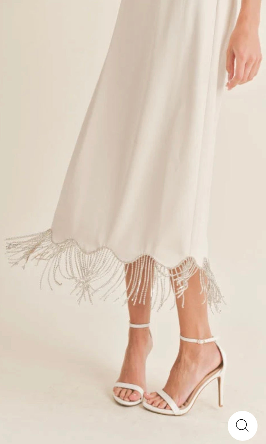 Carrie Beaded Hem Dress - FINAL SALE
