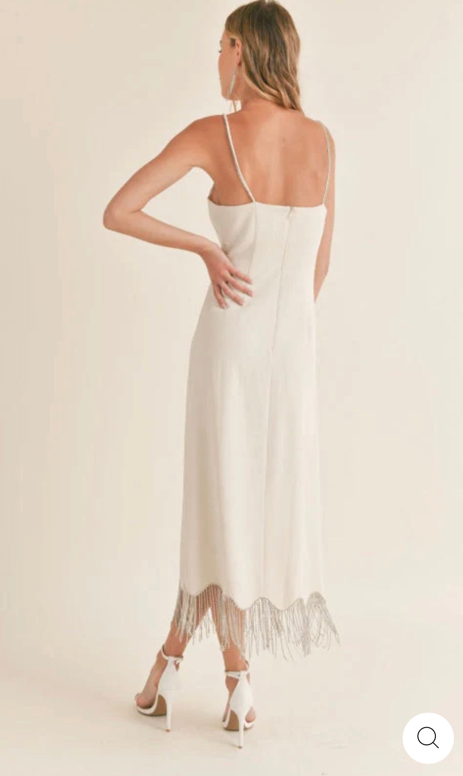Carrie Beaded Hem Dress - FINAL SALE
