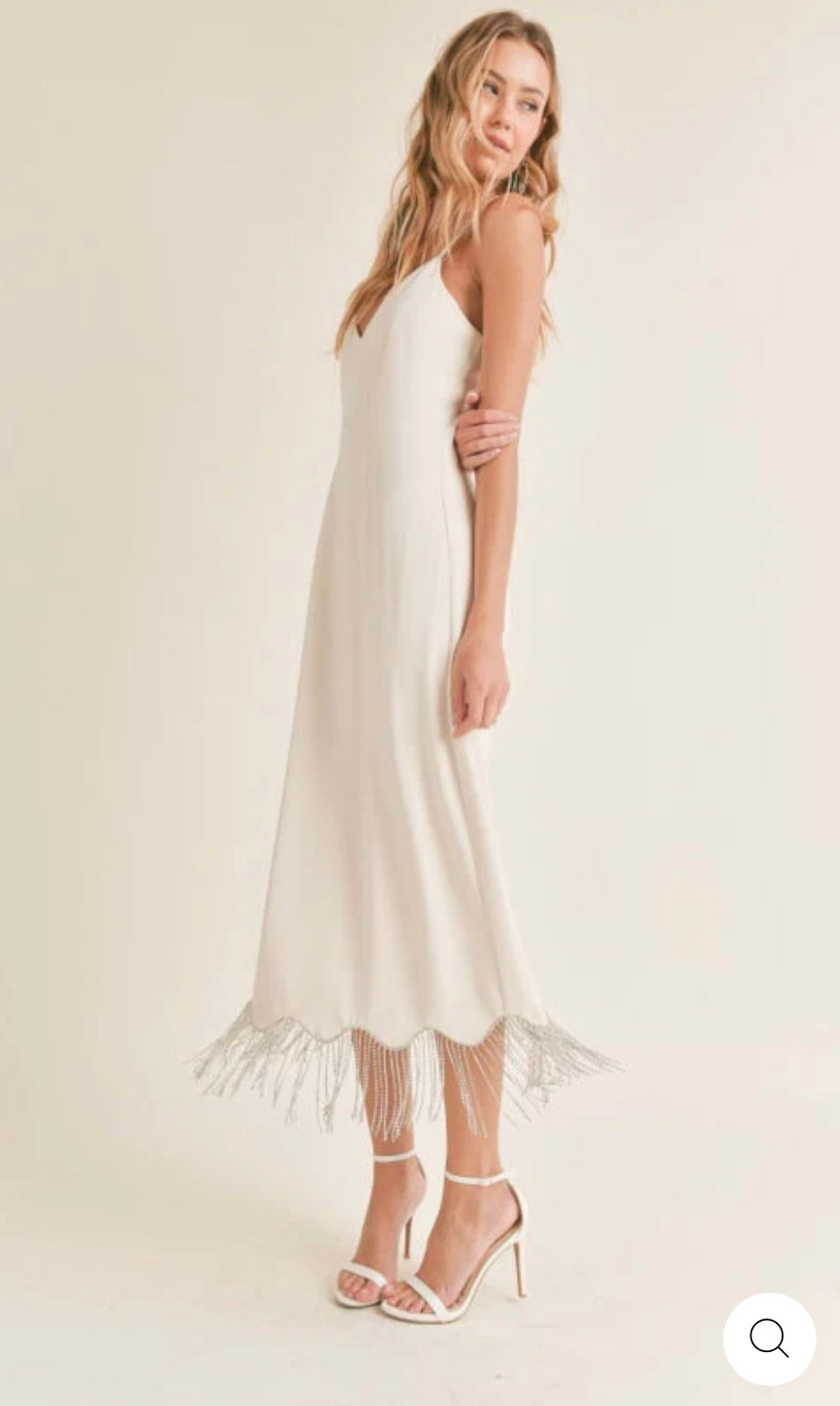 Carrie Beaded Hem Dress - FINAL SALE