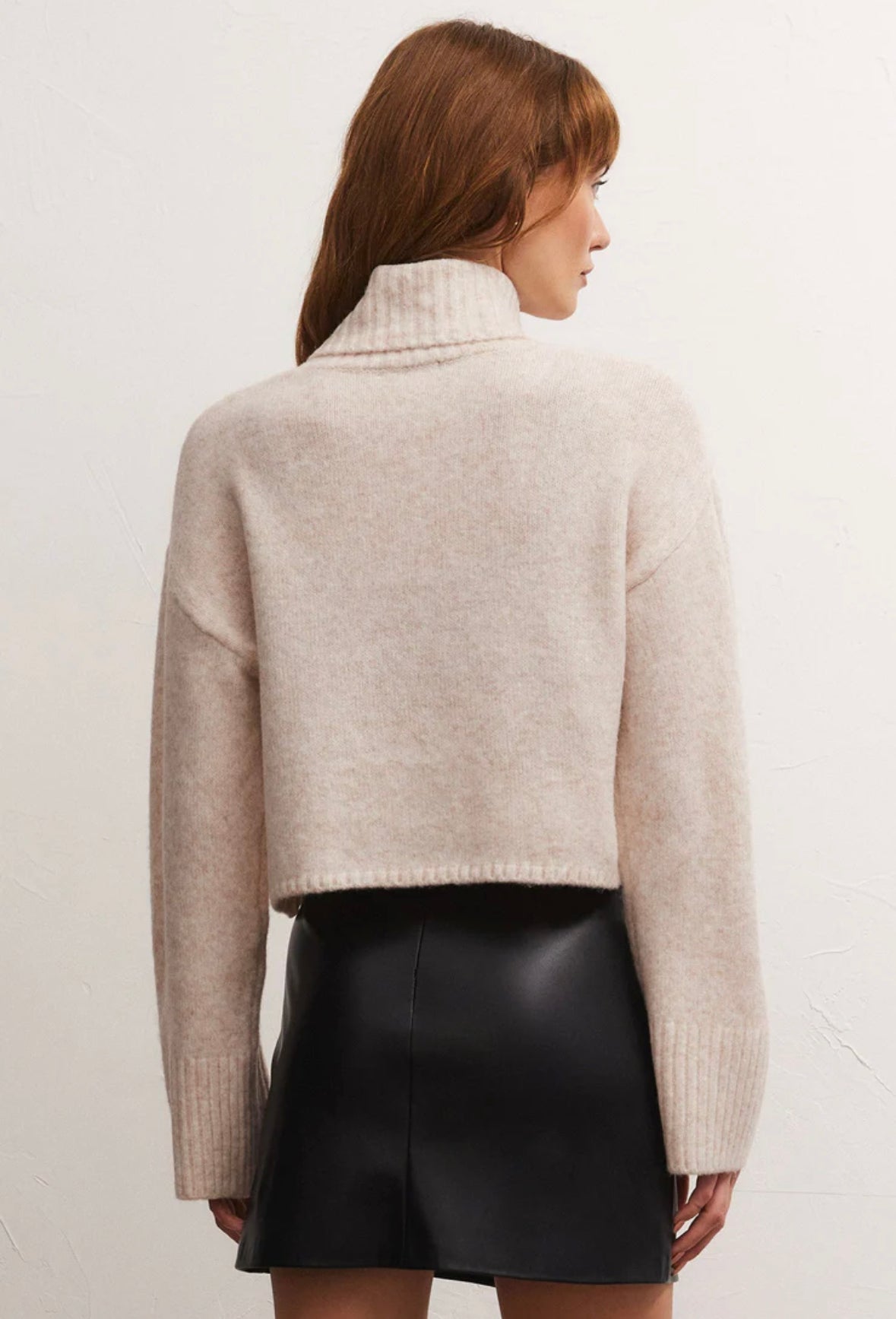 Ursa Turtleneck Sweater-Sandstone