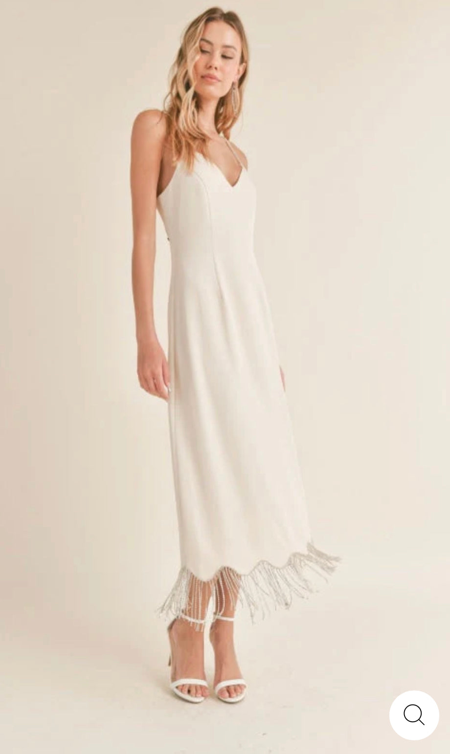 Carrie Beaded Hem Dress - FINAL SALE
