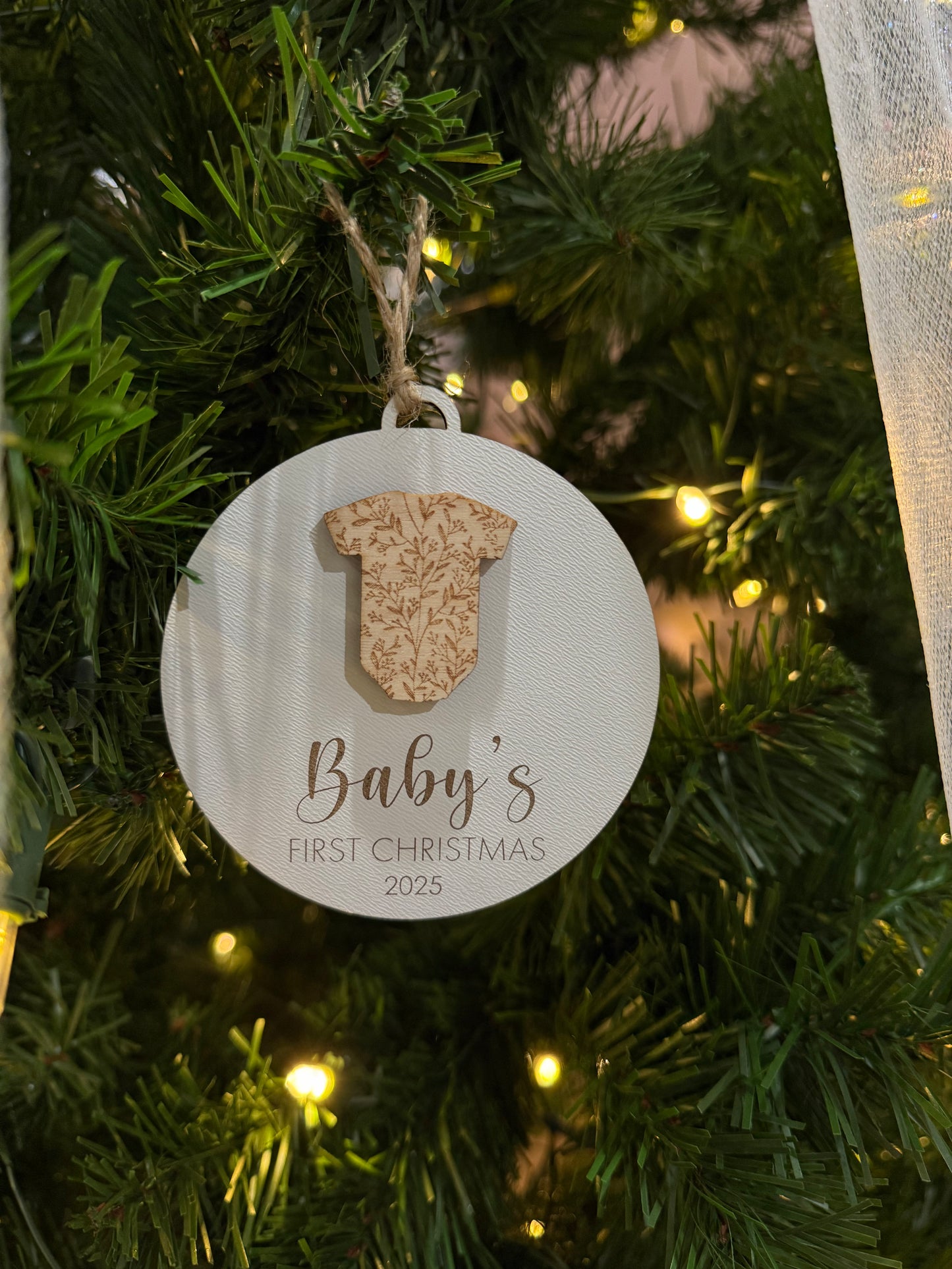 Baby's 1st Christmas Ornament 2025