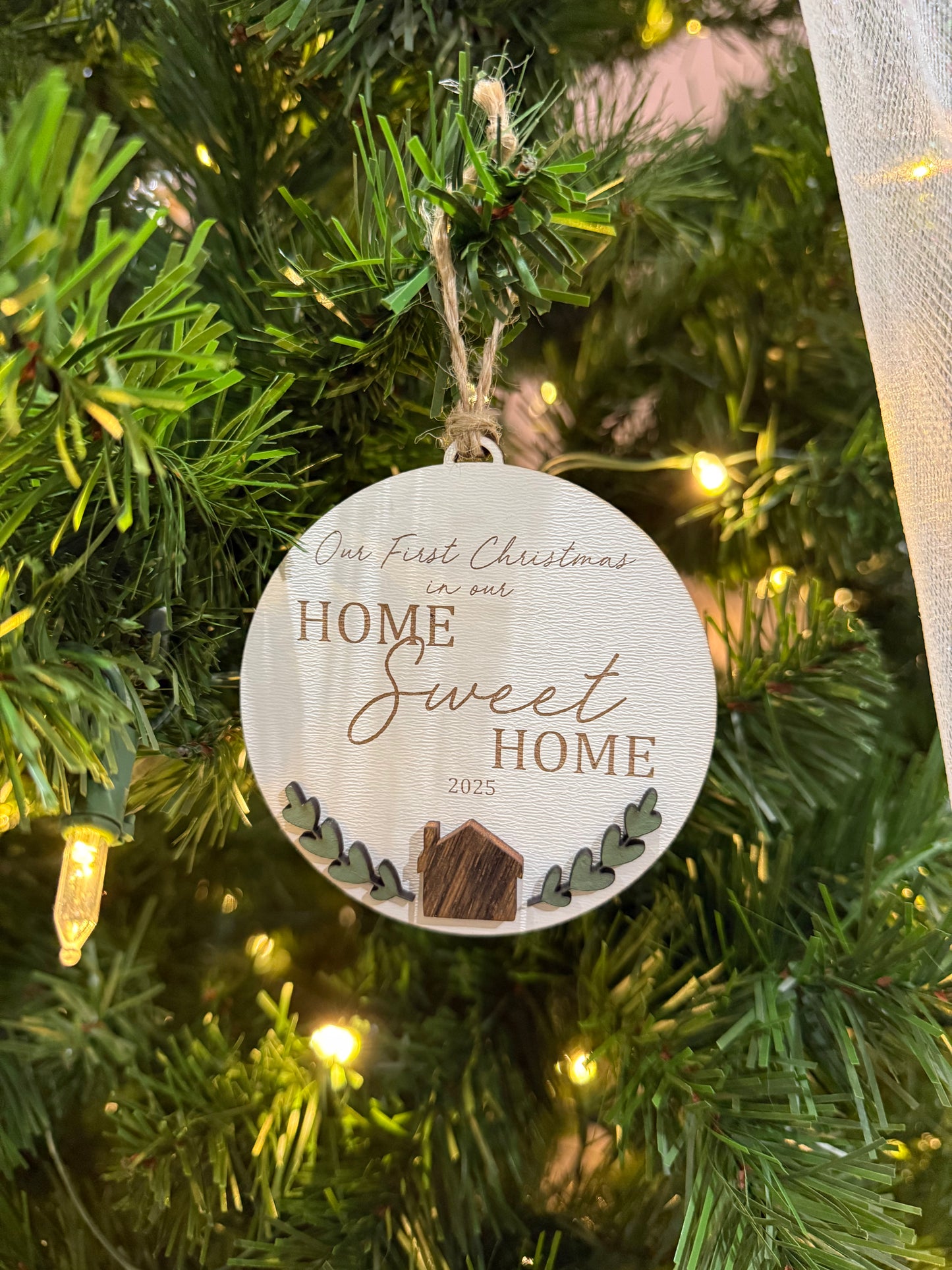 Our First Christmas in our Home Sweet Home Ornament 2025