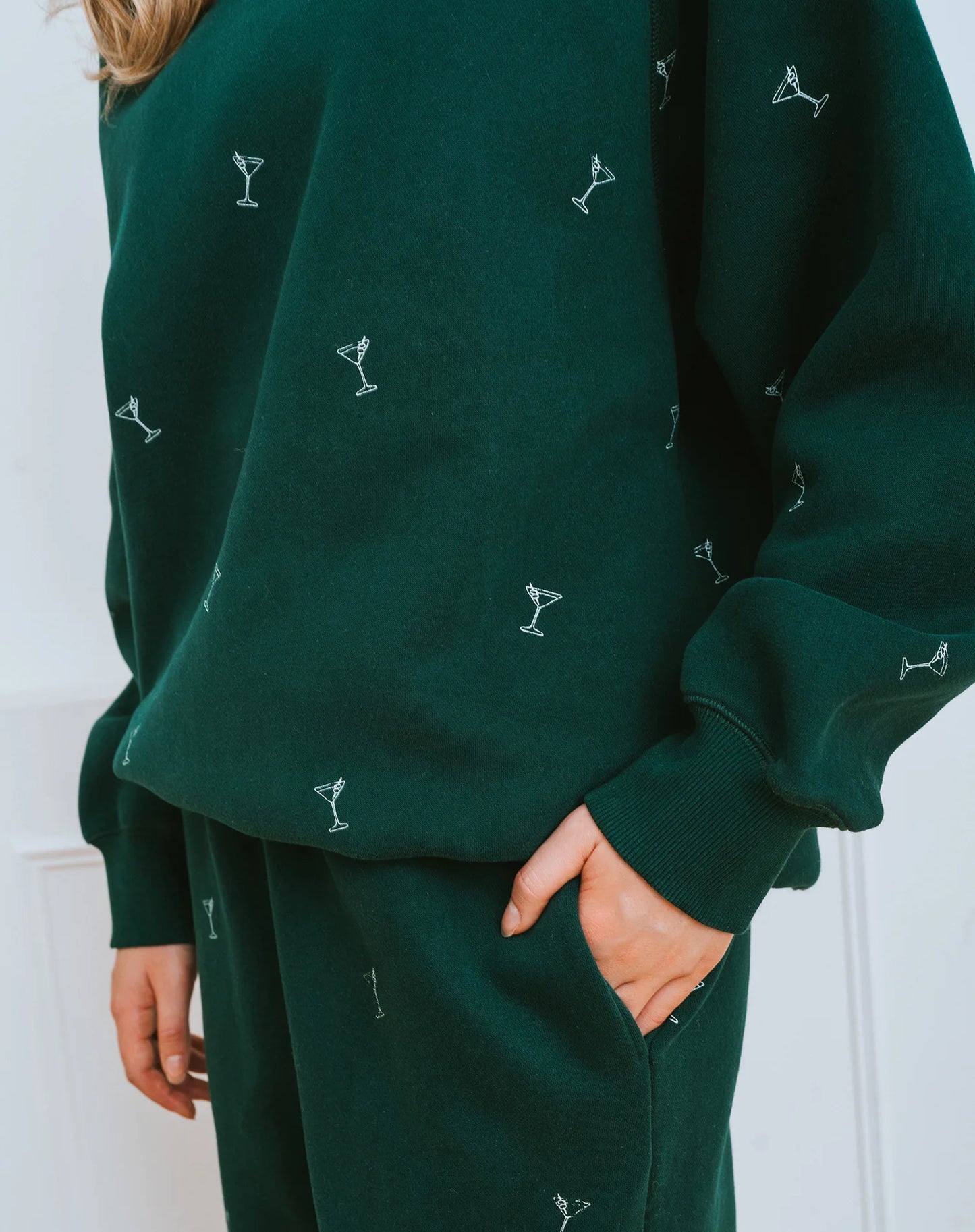 All Over Martini Not Your Boyfriend Crewneck