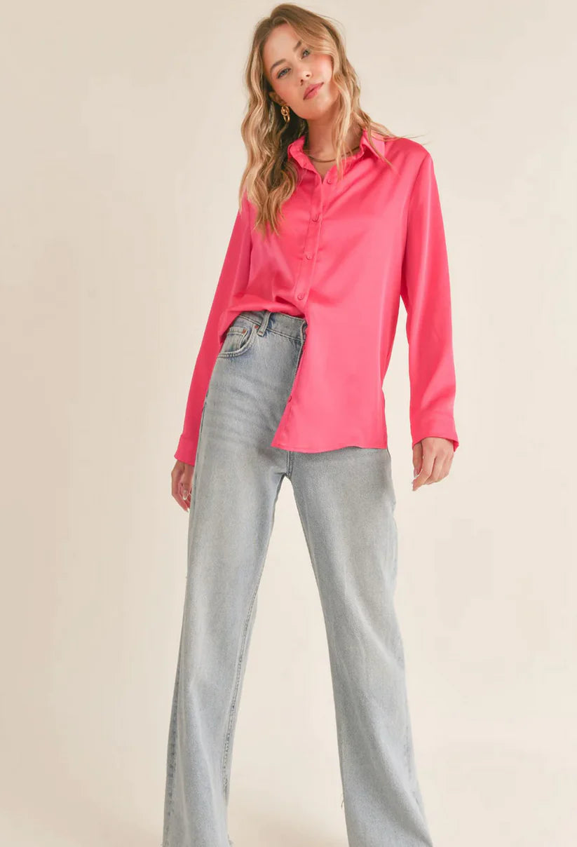 Dream of Me Button Down Woven Top