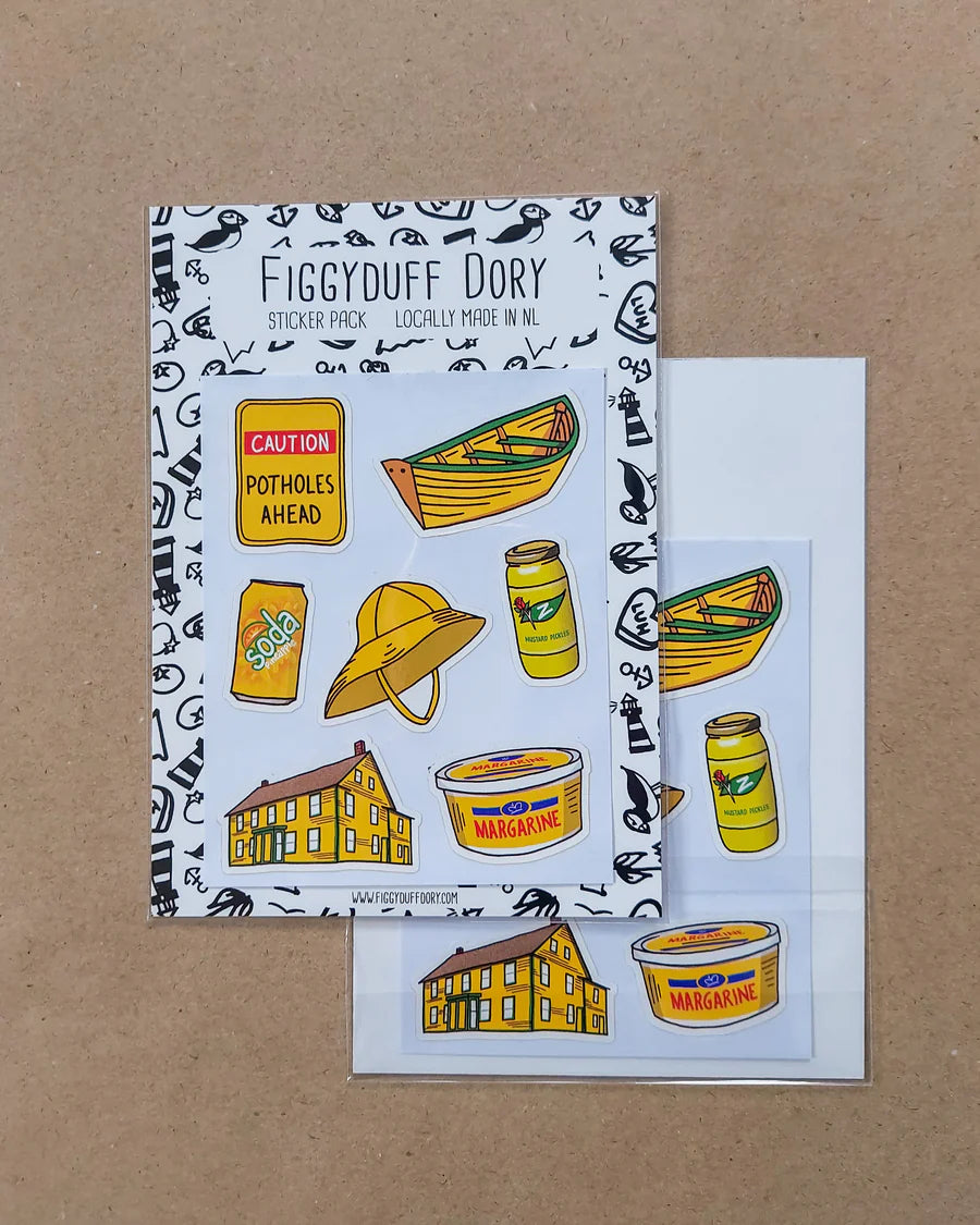 Yellow NL Sticker Pack