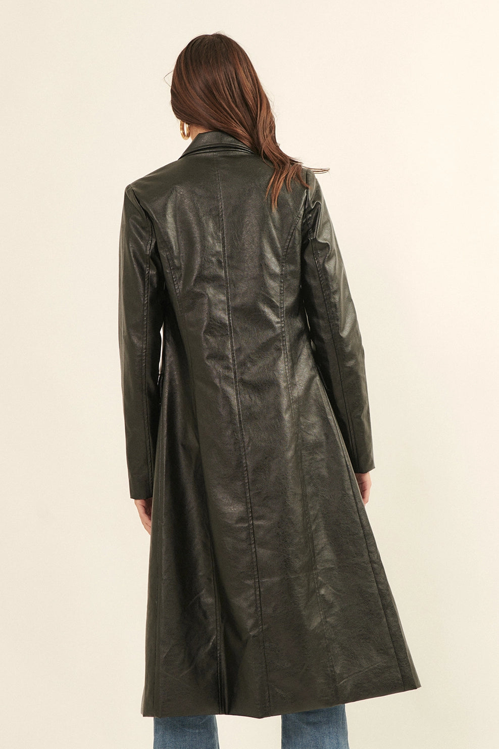 Kendall Faux Leather Coat