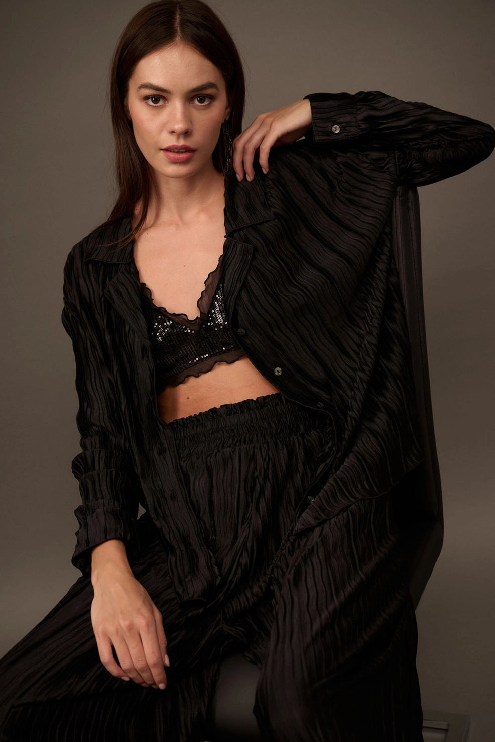 Diana Pleated Shirt
